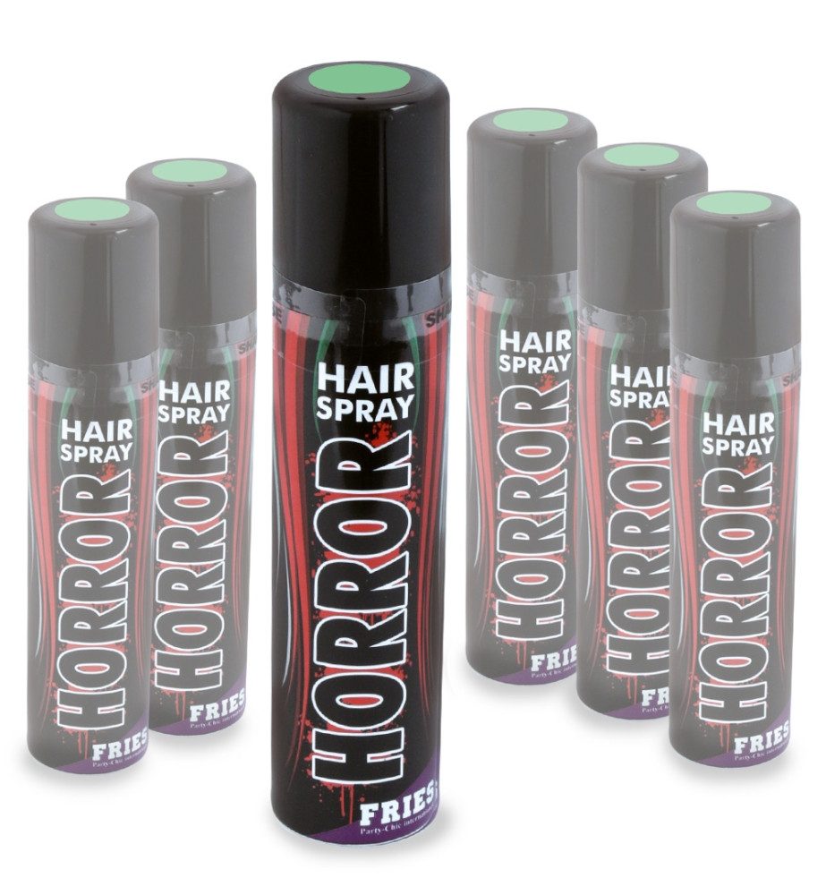 Fries Haarfarbe Horror Haarspray 100 ml farbiges Spray für Halloween & Karneval, Bunte Horror-Looks schnell und auswaschbar