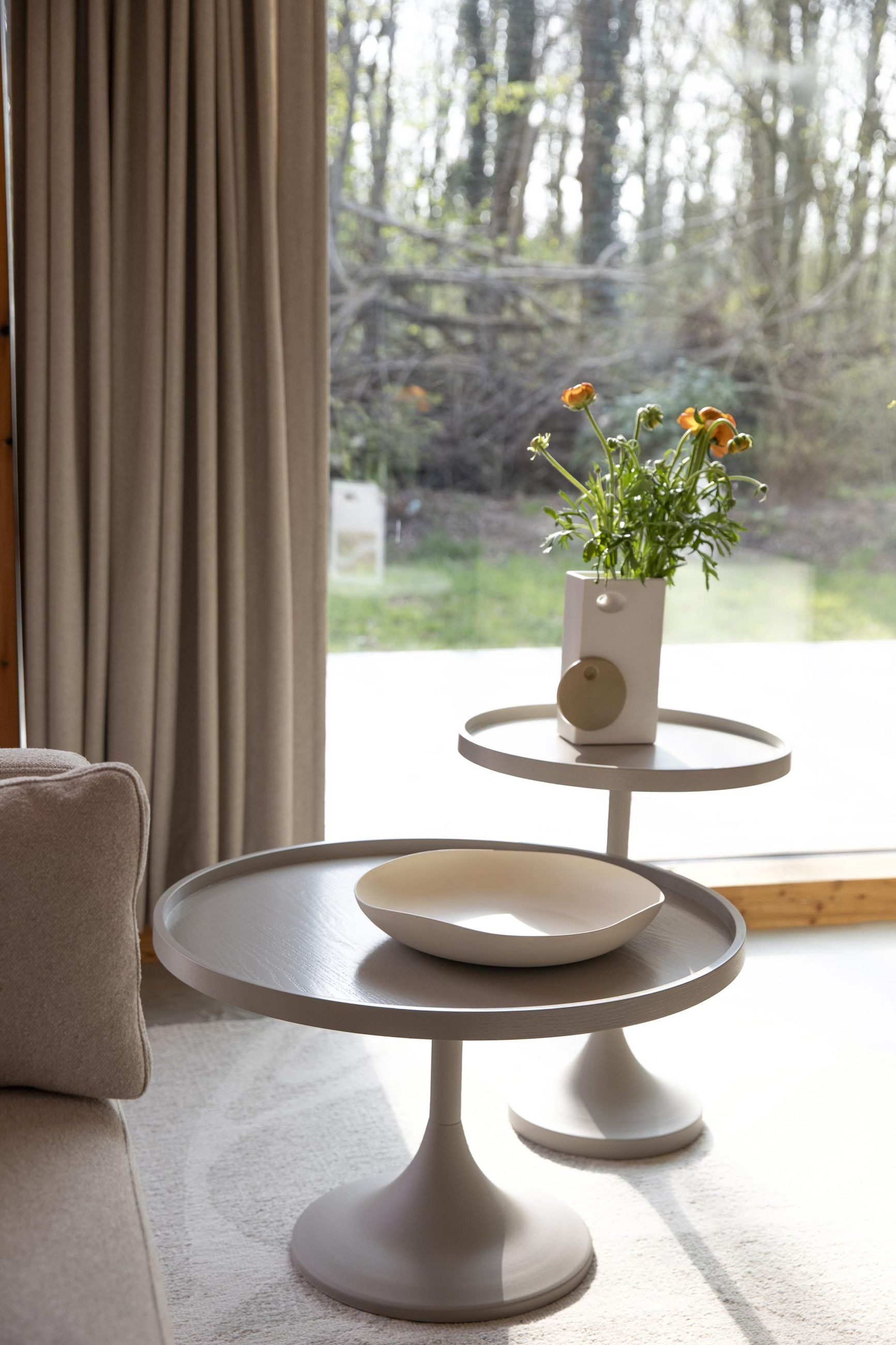 Zuiver Couchtisch Zuiver Couchtisch Jason Beige, rund & minimalistisch