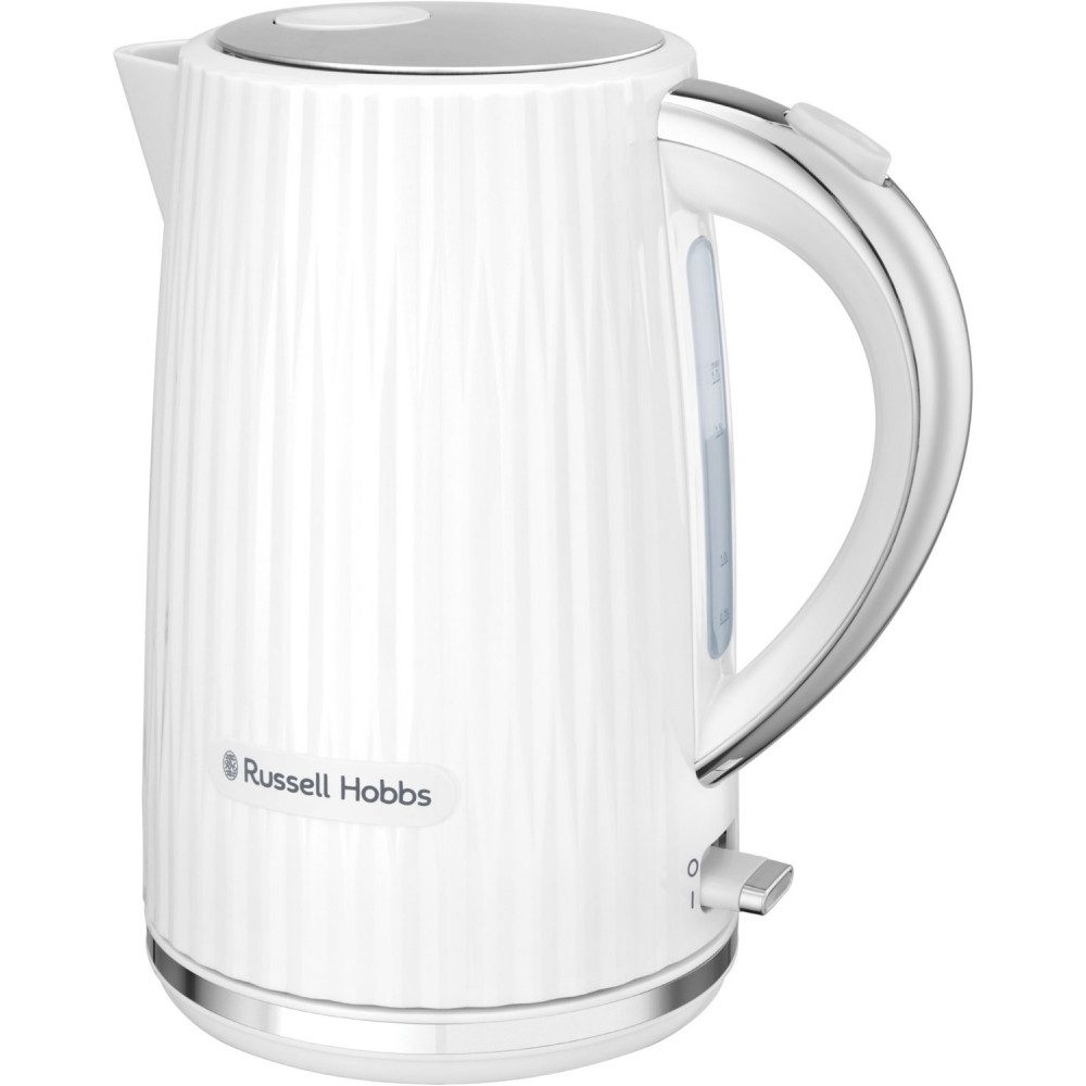 RUSSELL HOBBS Елктрочайники Russell Hobbs Eden Елктрочайники Weiß, Retro-Wasserkocher, 1.7 l, 2400 W, außenliegende Wasserstandsanzeige