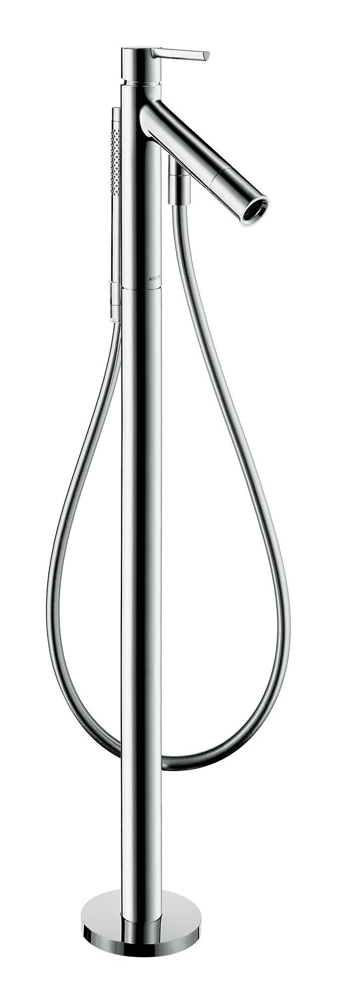 hansgrohe Wannenarmatur Axor Starck Einhebel-Wannenmischer Bodenmontage mit Hebelgriff - Chrom