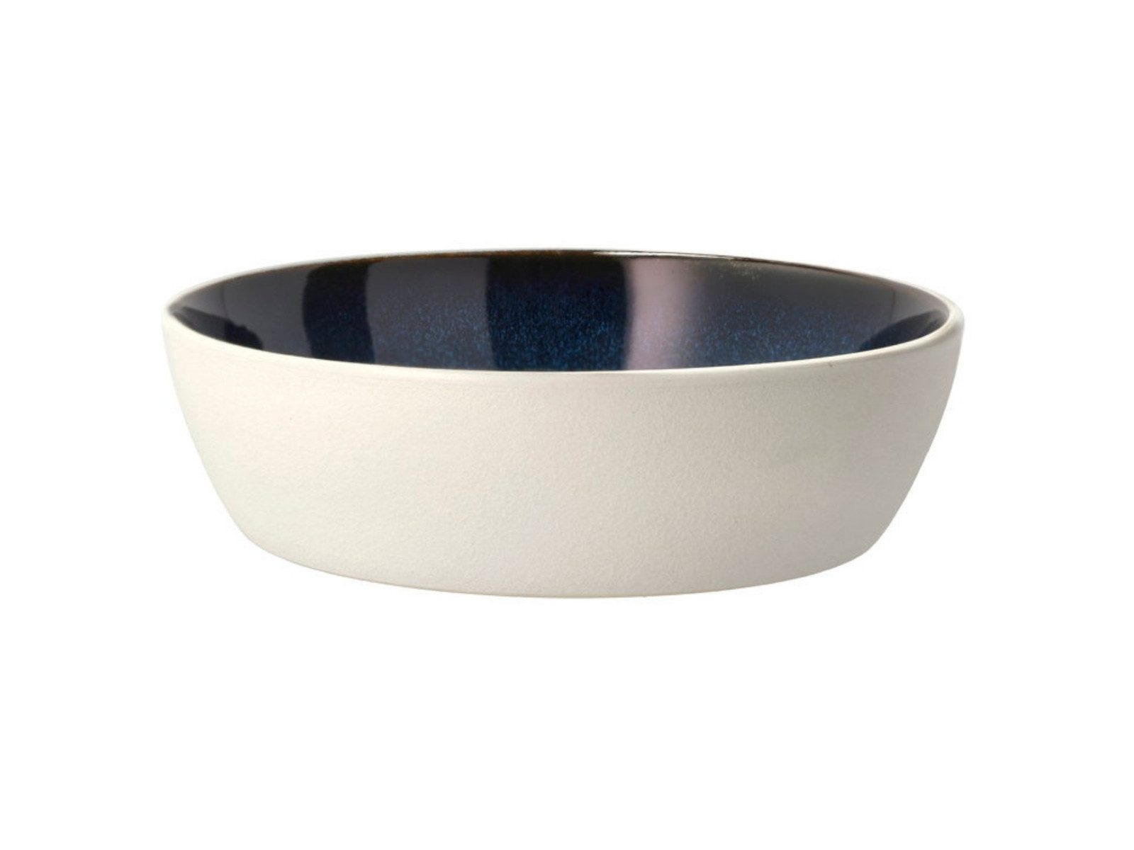 Bitz Schüssel Gastro Suppenschale weiß/dunkelblau 18cm, Steinzeug, (Schüsseln & Schalen)