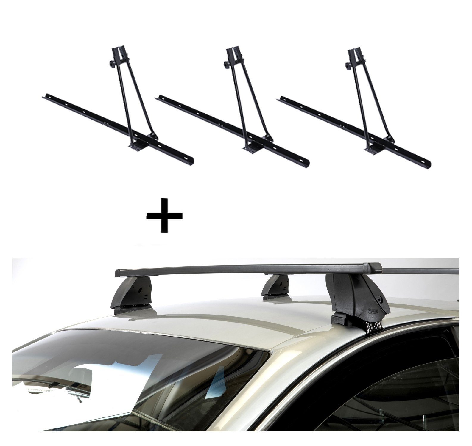 Fahrradträger 3x kompatibel im (Für (5Türer) K1 Lacetti Chevrolet Fahrradträger Set), ORION mit Chevrolet MEDIUM Hatchback 02-09 Lacetti Hatchback Ihren und Dachträger Dachträger VDP (5Türer) Dachträger 02-09, +