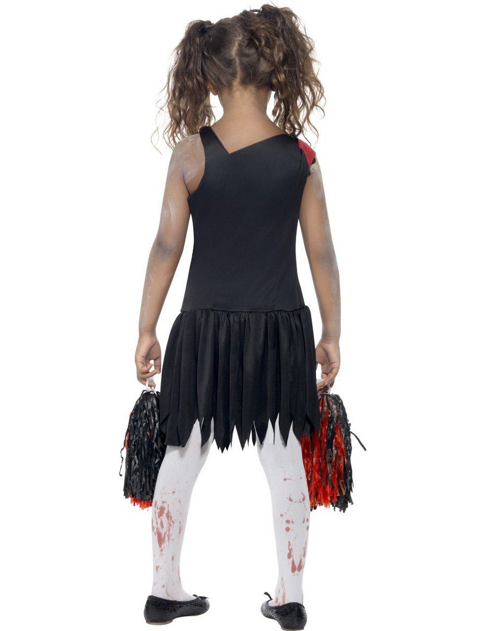 Rubies Niederlande b.v. Kostüm Zombie Cheerleader Halloween Kinderkostüm rot-schwarz