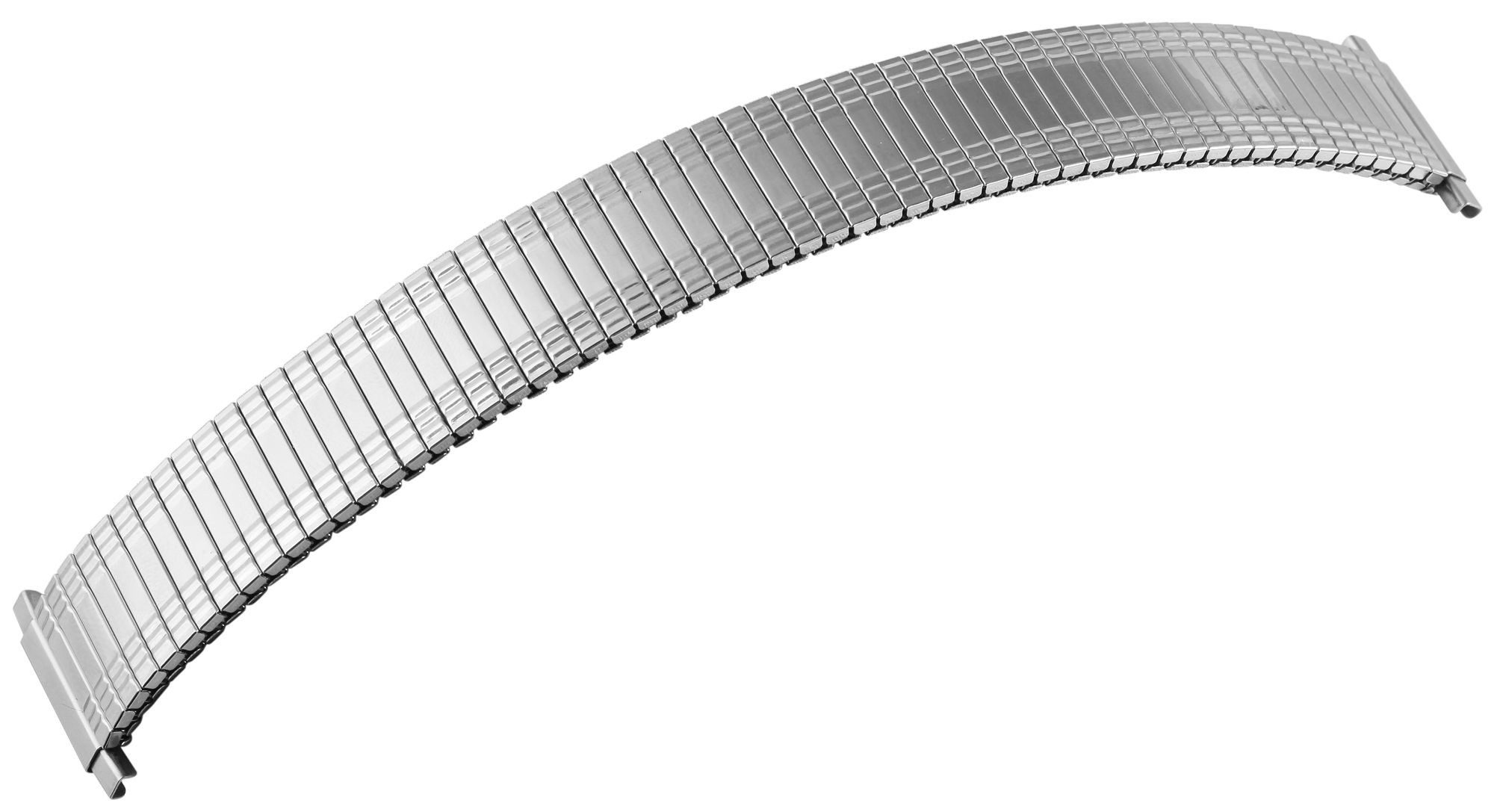 Steinmeister Uhrenarmband ET0007 Edelstahl-Zugarmband, silberfarben, 10 günstig online kaufen