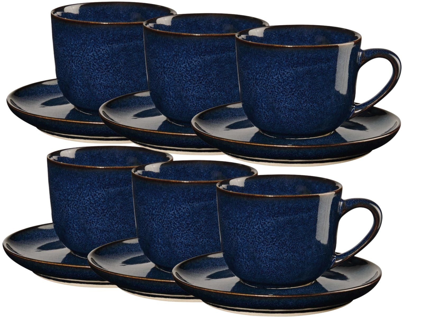 Geschirr-Set SAISONS Espressotasse m.Untertasse midnight blue Set6