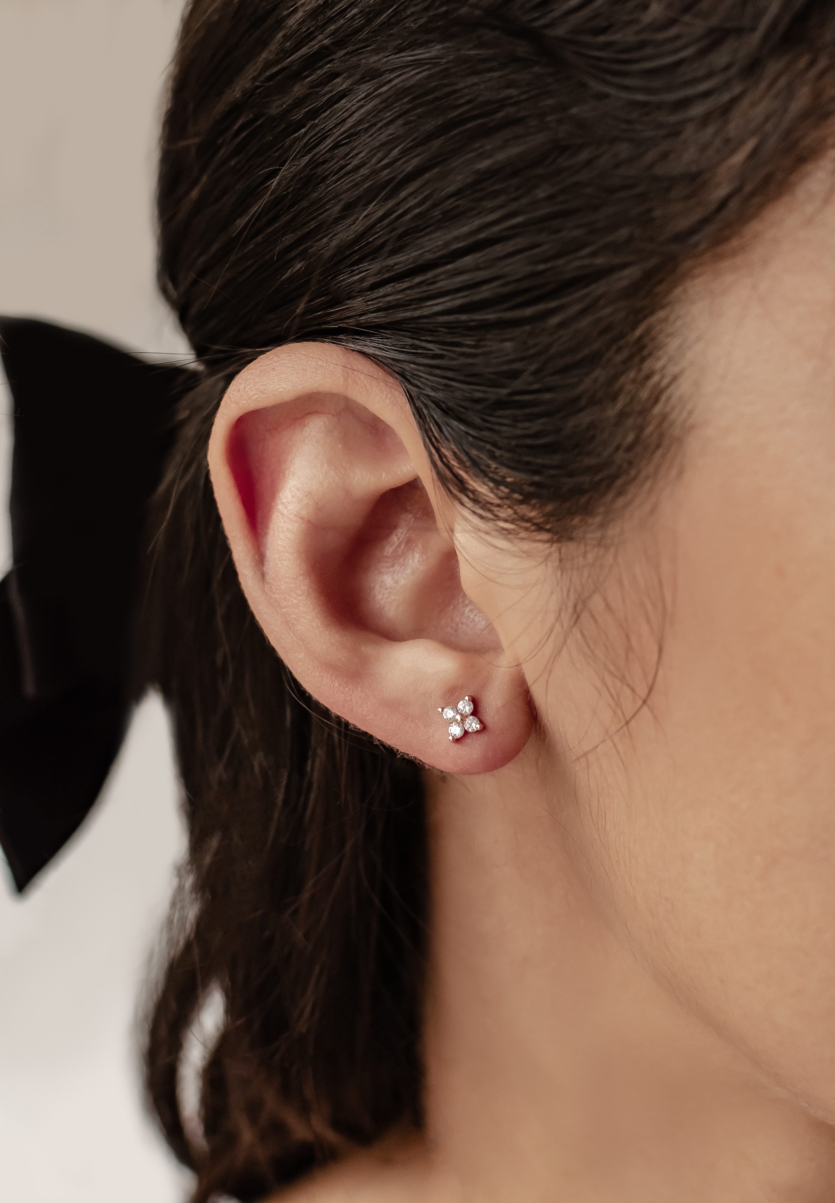 Hey Happiness Paar Ohrstecker Gänseblümchen Kristalle, günstig online kaufen