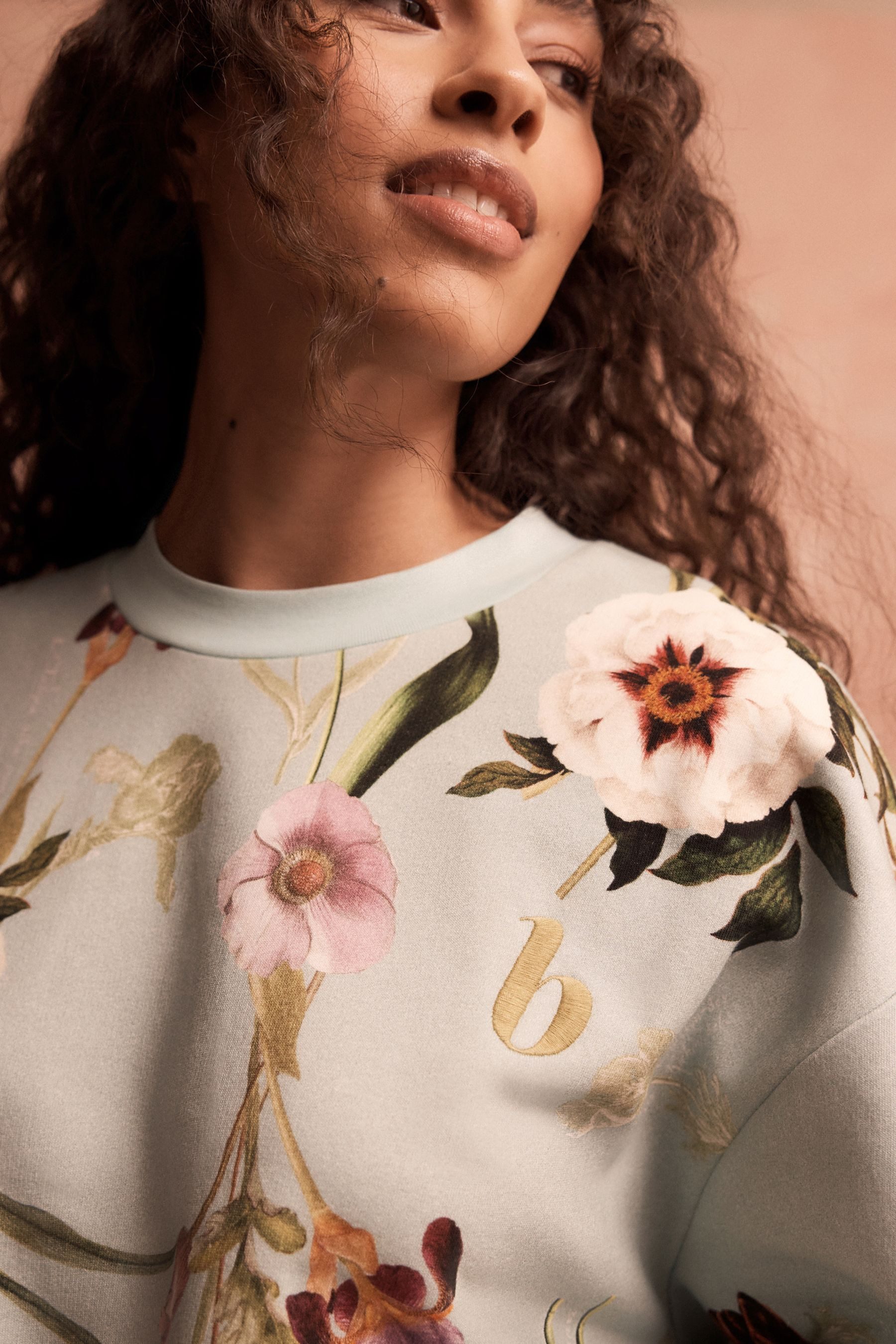 B by Ted Baker Sweater B by Ted Baker Sweatshirt aus Baumwollgemisch (1-tlg) – Bild 4 von 5