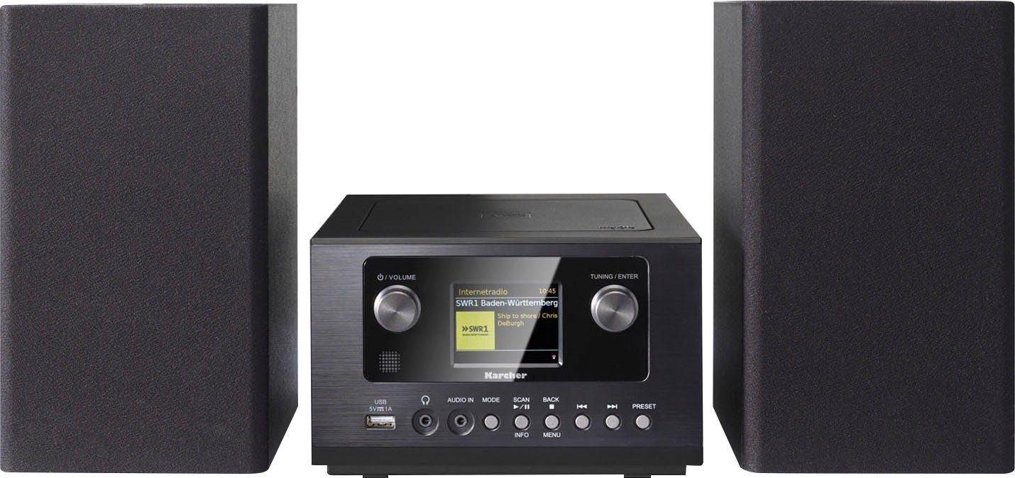 Karcher MC 6490DI Stereoanlage (Digitalradio (DAB), FM-Tuner mit