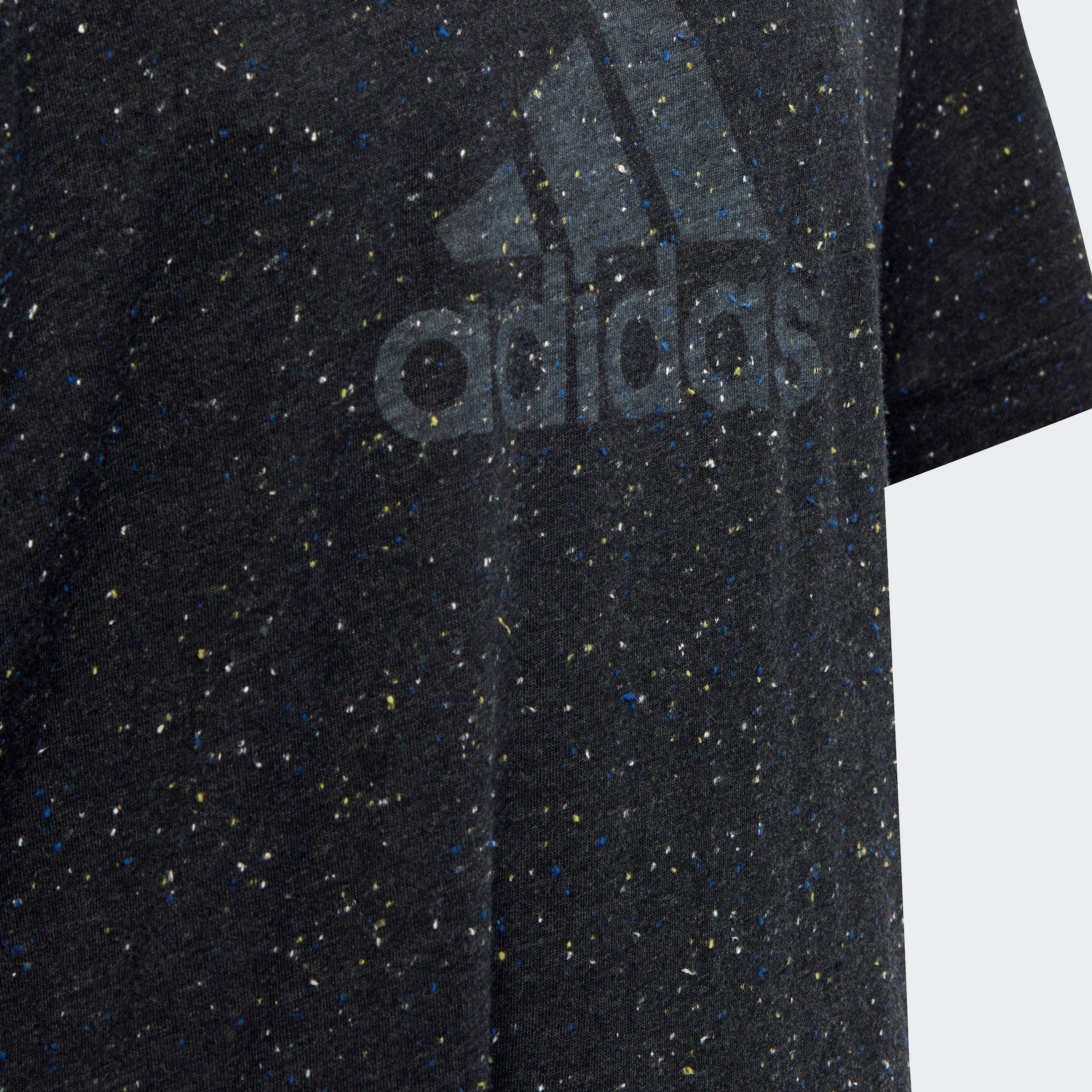FUTURE White Melange WINNERS / adidas Black T-Shirt ICONS Sportswear