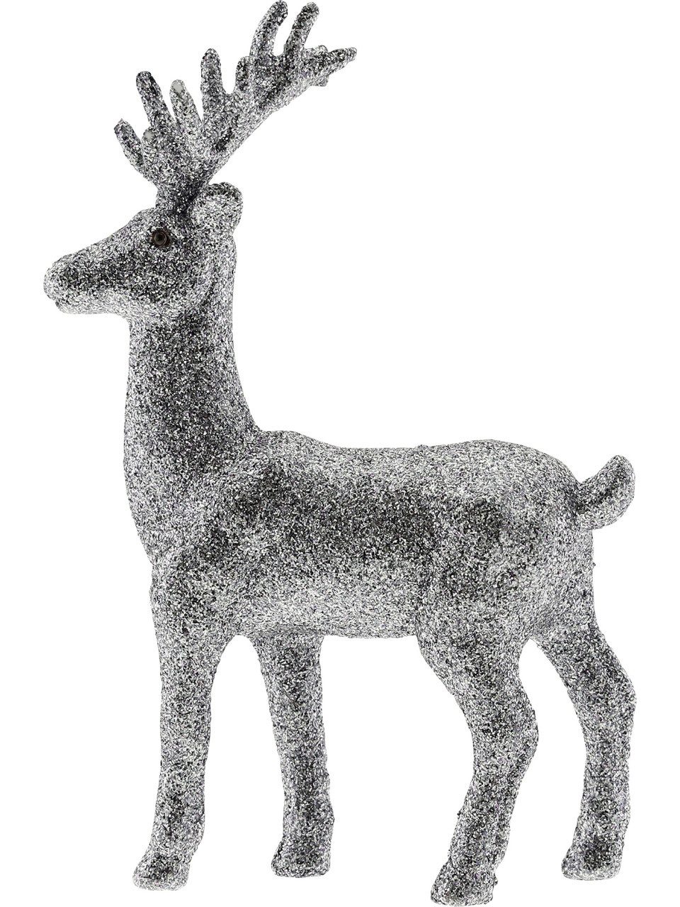 Rodermund Dekofigur Dekofigur Hirsch mit Glitzer Kunststoff 19 x 13 cm günstig online kaufen