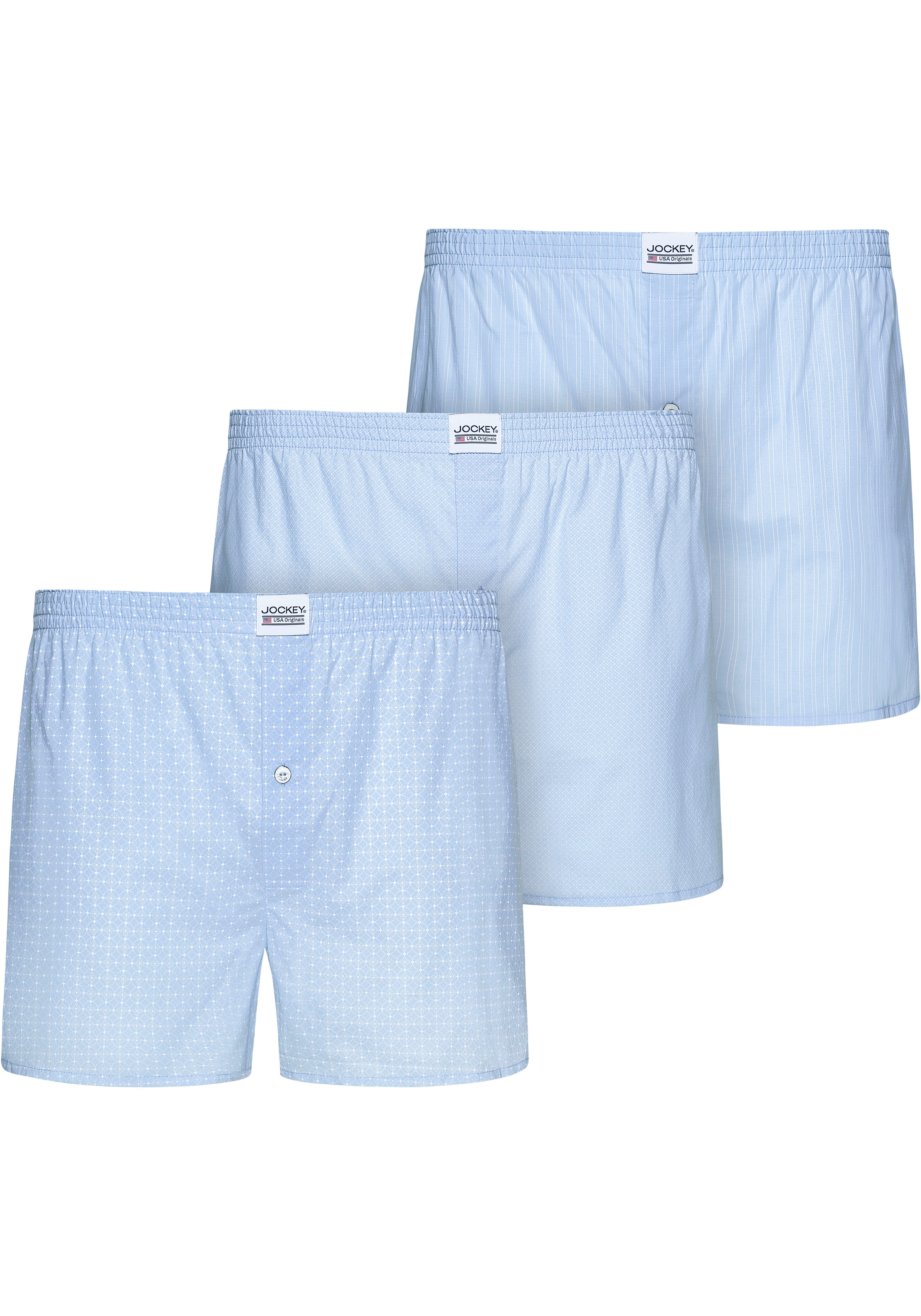 Jockey Webboxer Boxer Woven (3er Pack) in 3 Dessins günstig online kaufen