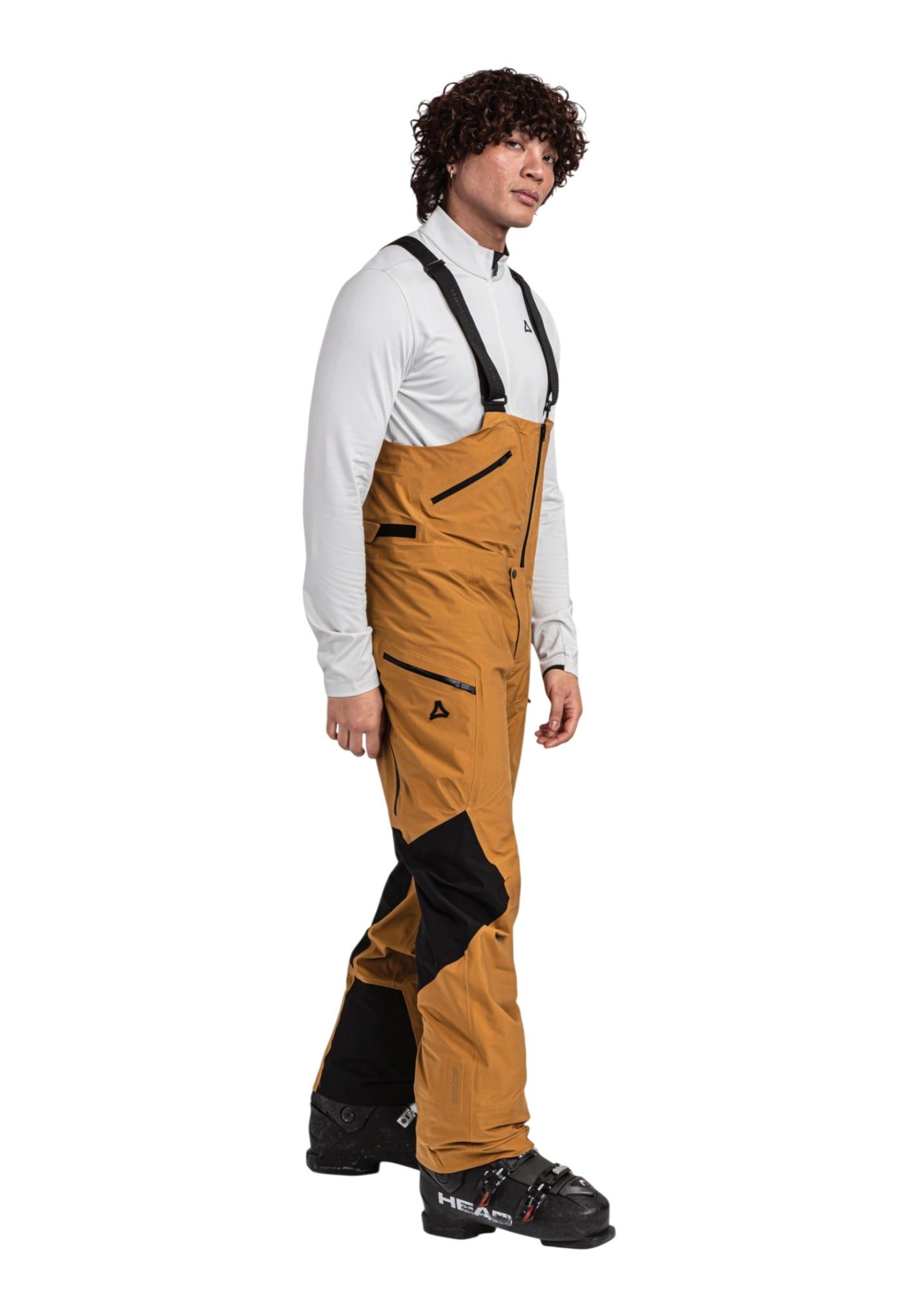 Schöffel Skihose Lufed Style Pant (Hardshellhose, wasserdicht, winddicht) braun Herren