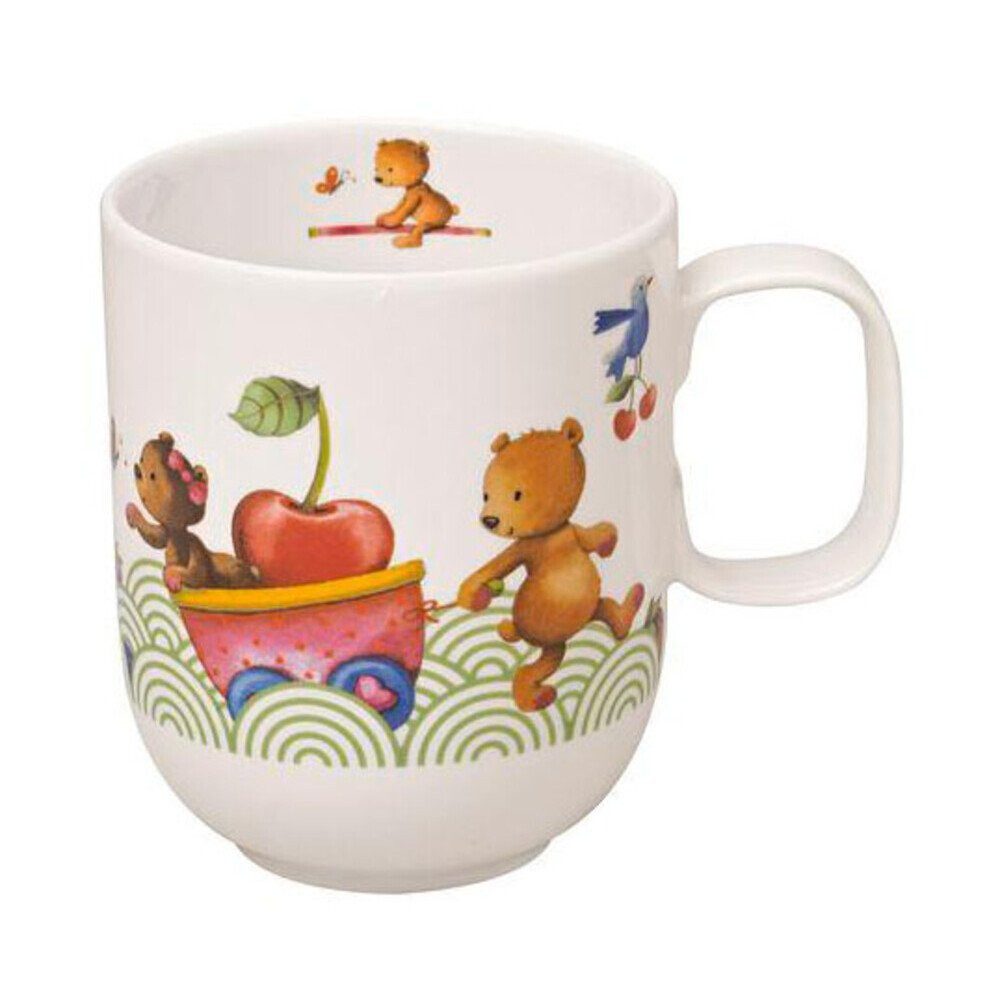 Villeroy & Boch Kinderbecher Kinderbecher m.H. 280ml Hungry as a Bear, Premium Porcelain, Kinderbecher m.H., 0,28 l, Premium Porcelain, bunt