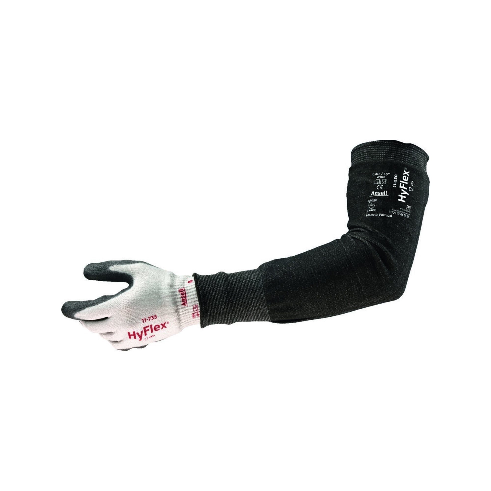 ANSELL Schnittschutzhandschuhe Ansell Armstulpe HyFlex 11-250, 12",Wide Unique