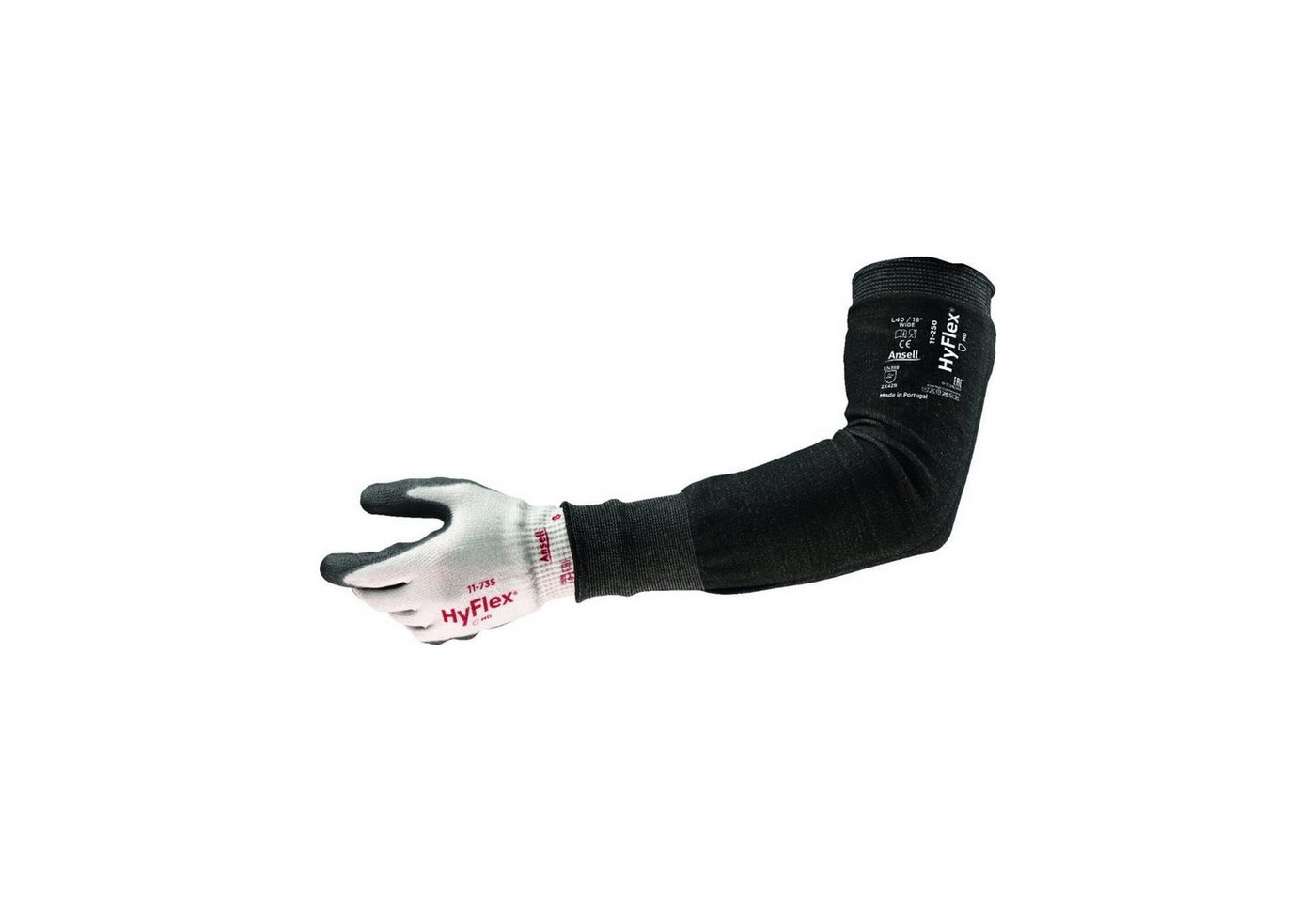 ANSELL Schnittschutzhandschuhe Ansell Armstulpe HyFlex 11-250, 12",Wide Unique