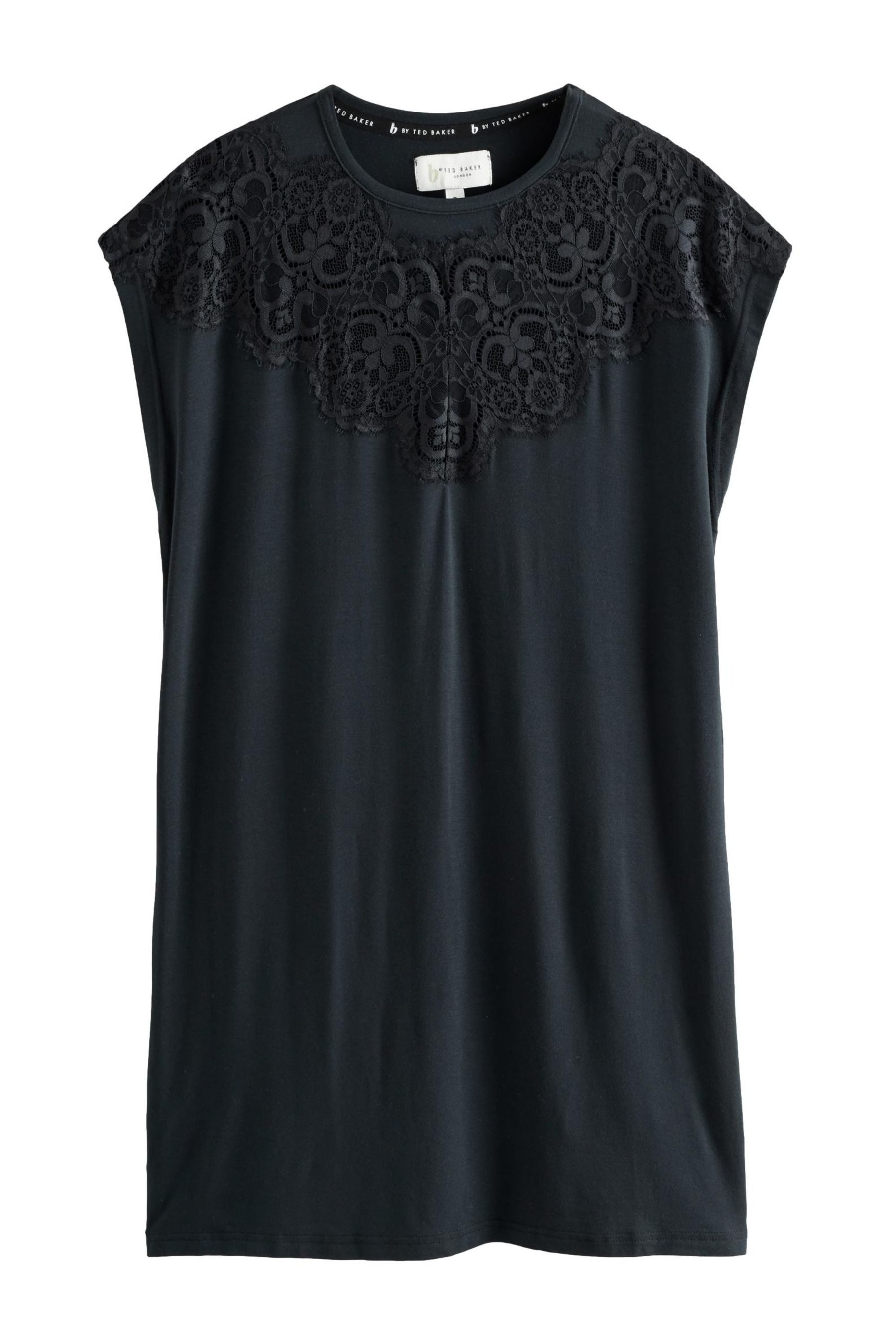 T-Shirt B by Ted Baker Schlaf-T-Shirt aus Modal mit Spitze