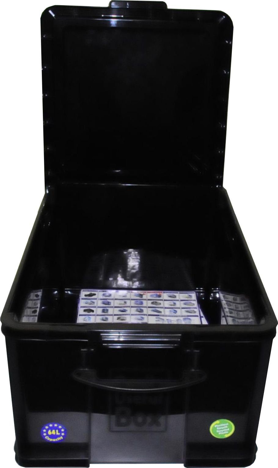 REALLYUSEFULBOX Aufbewahrungsbox 1 Aufbewahrungsbox 64 Liter - schwarz günstig online kaufen