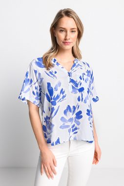 Rich & Royal Klassische Bluse printed V-neck blouse ecovero