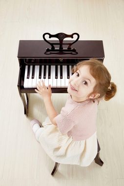 Hape Spielzeug-Musikinstrument Klangvolles E-Piano, inklusive Hocker; FSC®- schützt Wald - weltweit