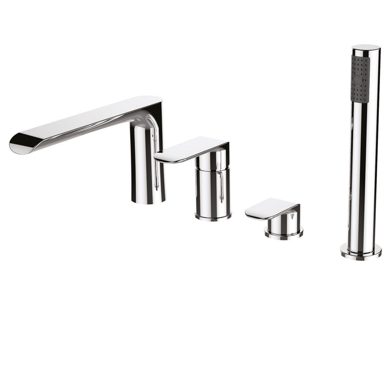 PaulGurkes Wannenarmatur, PaulGurkes Wannenrandarmatur 4Loch BadewannenArmatur