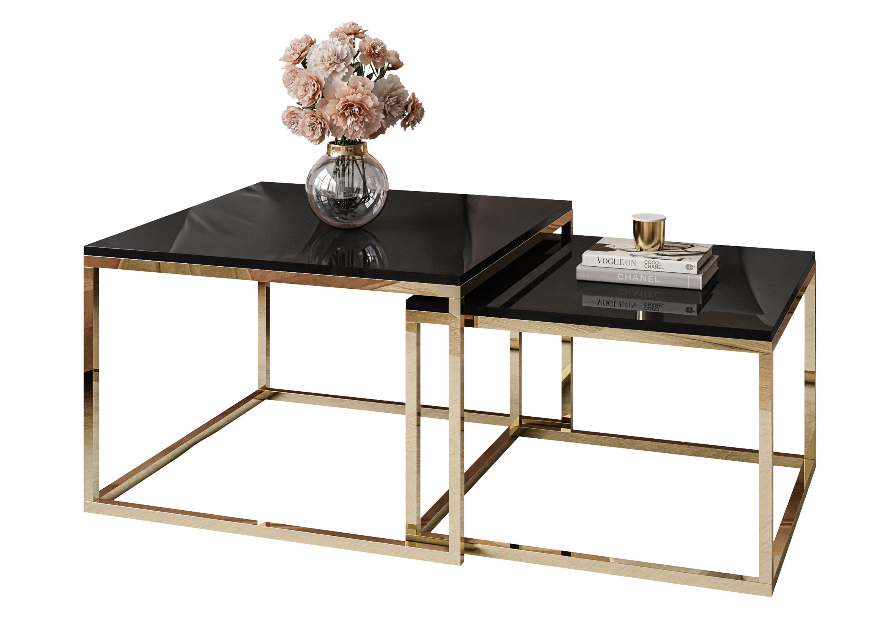 Lookway Couchtisch YOSHI 2in1 mit Goldenem günstig online kaufen