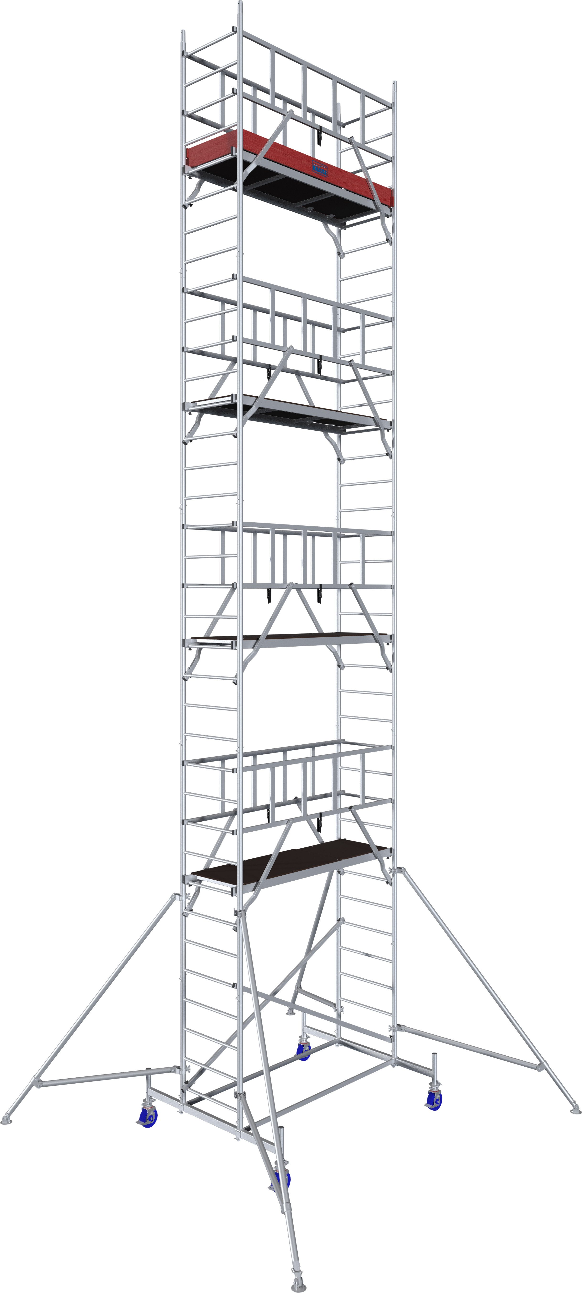KRAUSE Fahrgerüst ProTec, (Set), Arbeitshöhe: 10,3 Meter