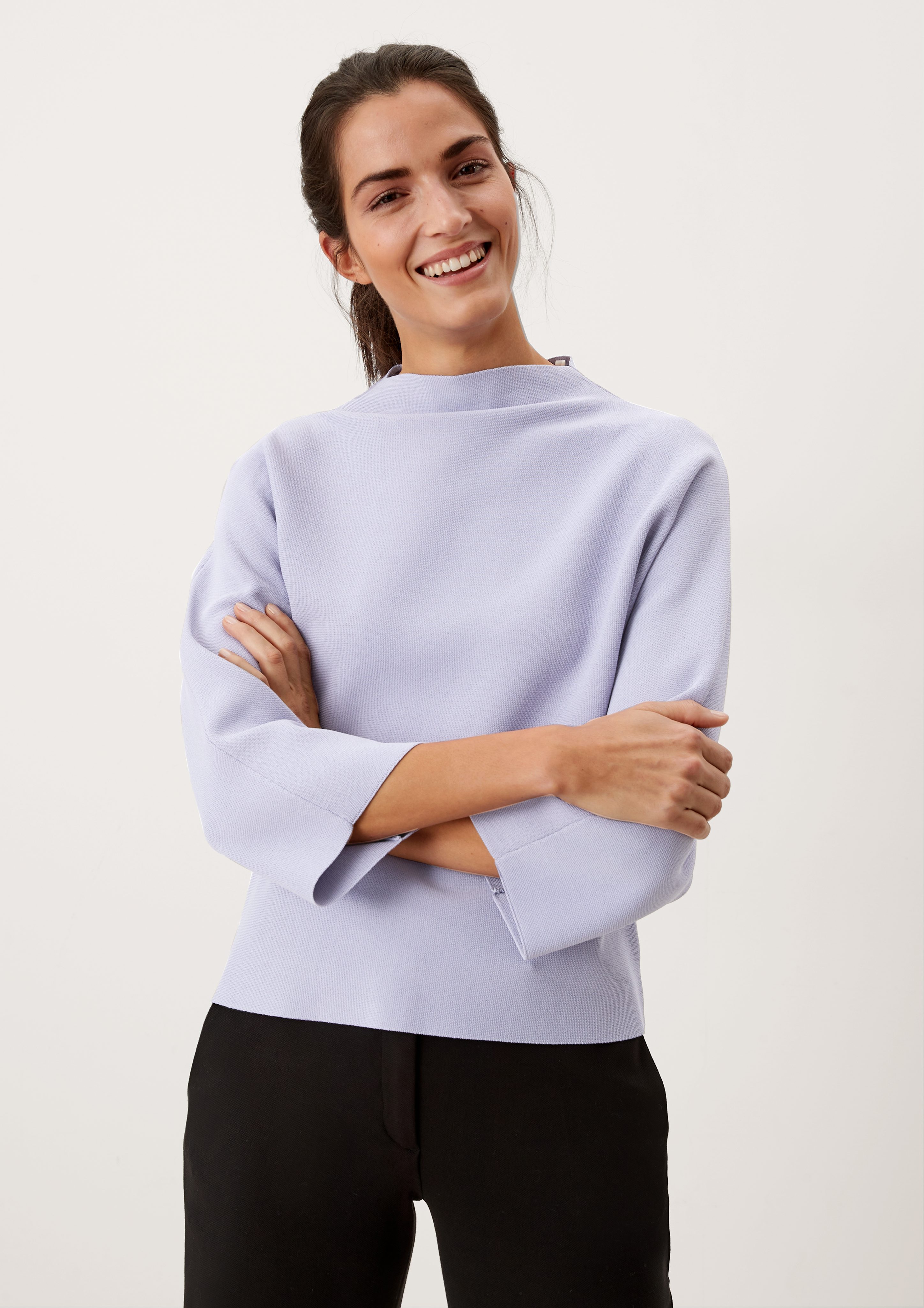 Strickpullover Pullover mit Fledermausärmeln