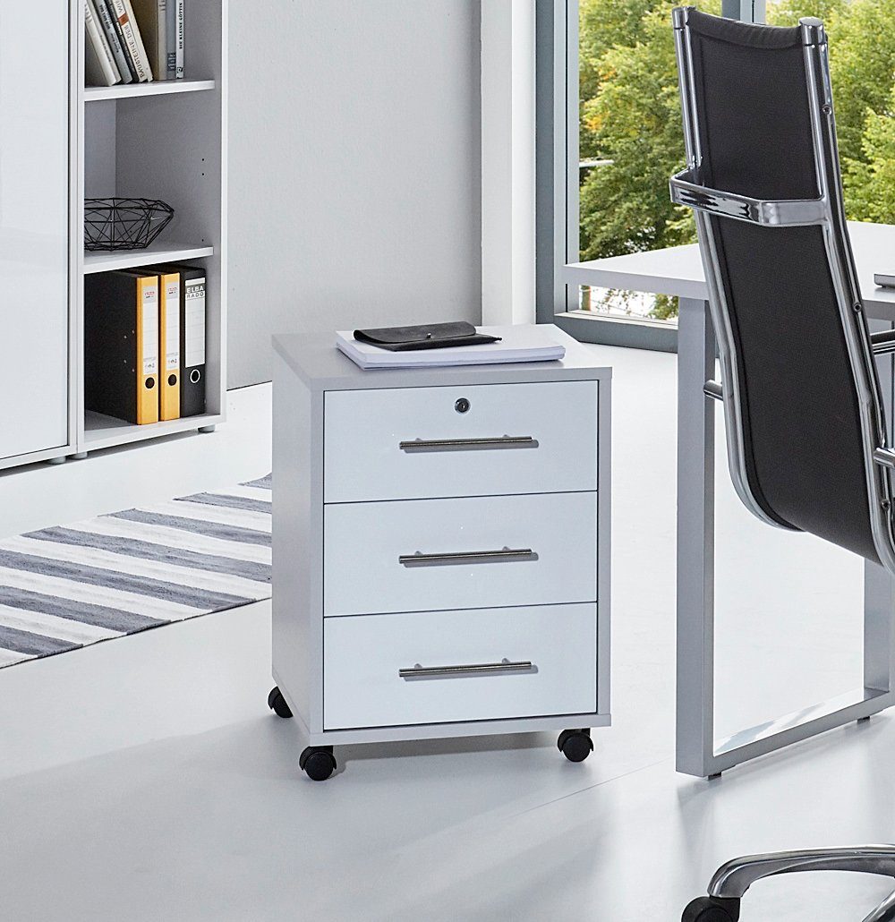 moebel-dich-auf Rollcontainer OFFICE EDITION, Metallgriffe, 1 günstig online kaufen