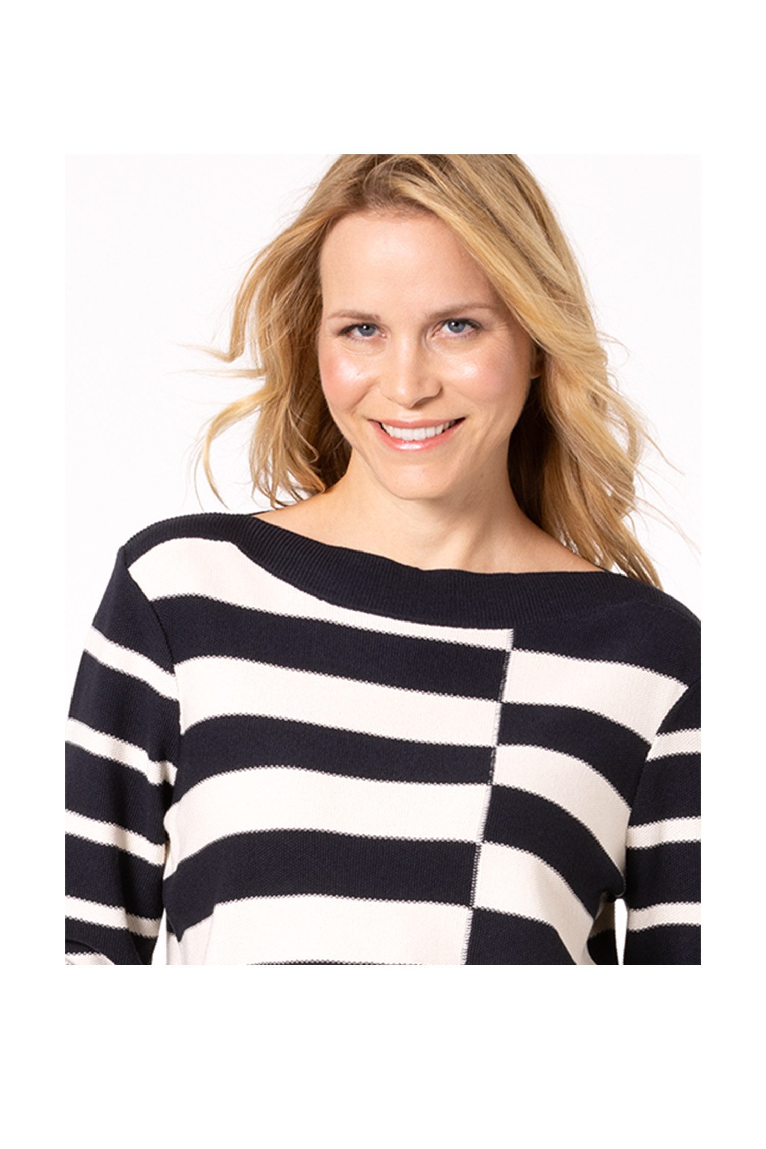 SER Strickpullover Schnäppchenpreis! Pullover, Feinstrick mit Struktur W924 günstig online kaufen