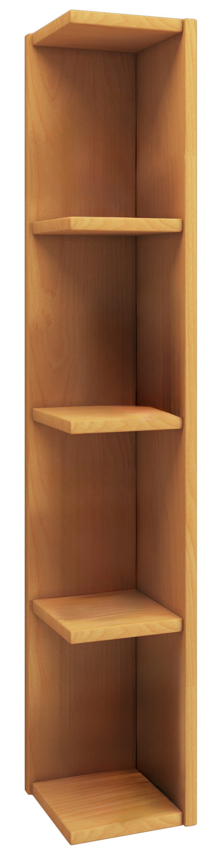 VCM Standregal Holz Stand Regal Aufbewahrung Deko Eckregal Honsa