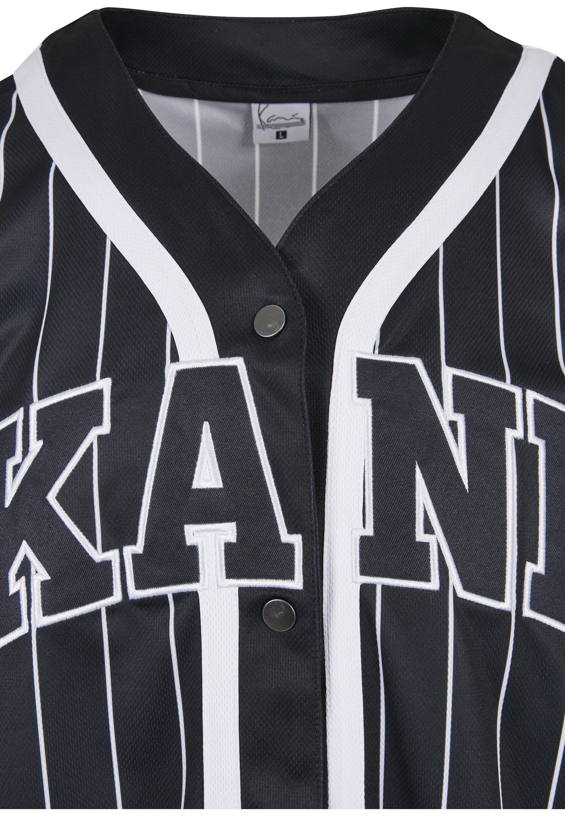 Karl Kani Kurzarmshirt Karl Kani Herren KM221-115-1 Serif Pinstripe Baseball Shirt (1-tlg)