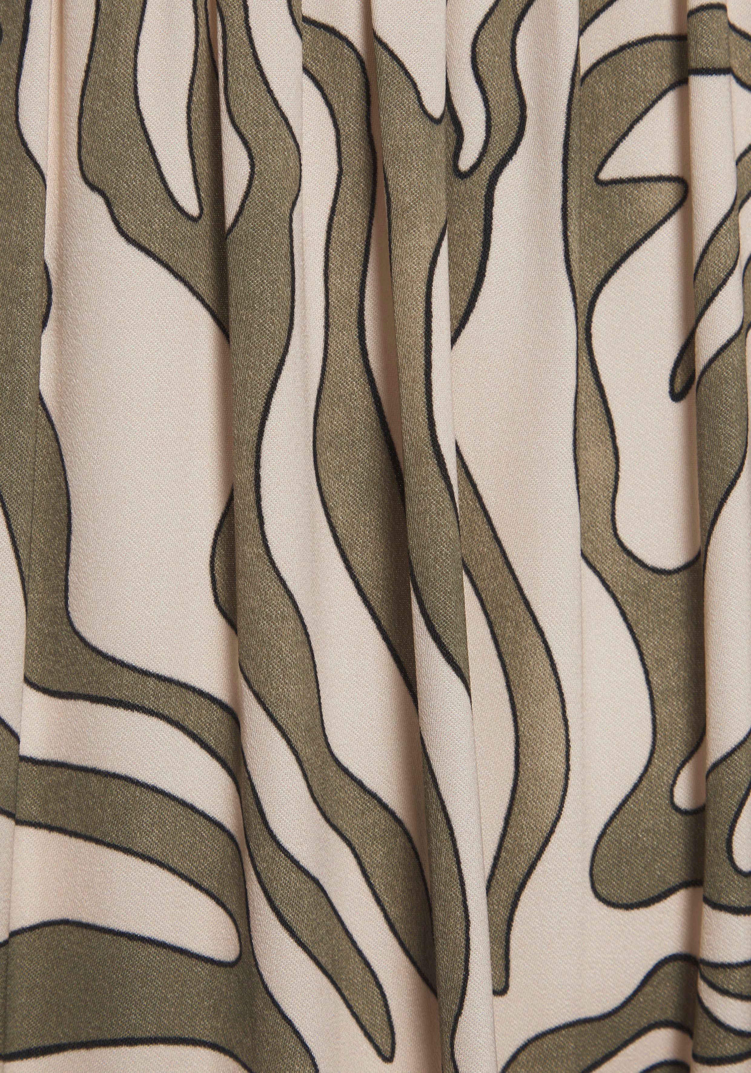 LASCANA Bandeaukleid mit Animaldruck, schulterfreies Maxikleid, Sommerkleid mit Taschen
