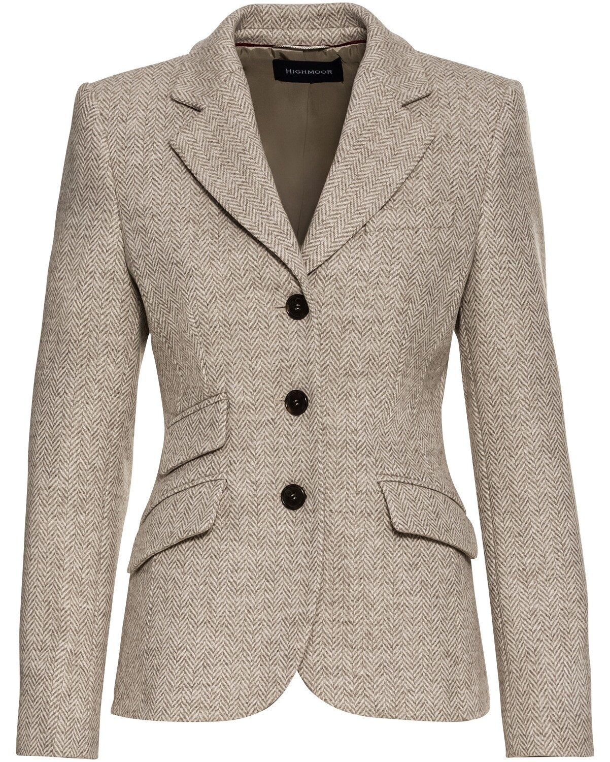 Highmoor Jackenblazer Fischgrat-Tweed-Blazer