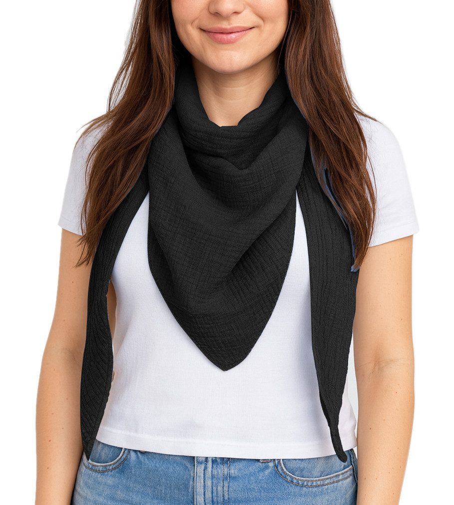 dy_mode Dreieckstuch Damen Halstuch Dreieckstuch Musselin Dreiecksschal Sch günstig online kaufen