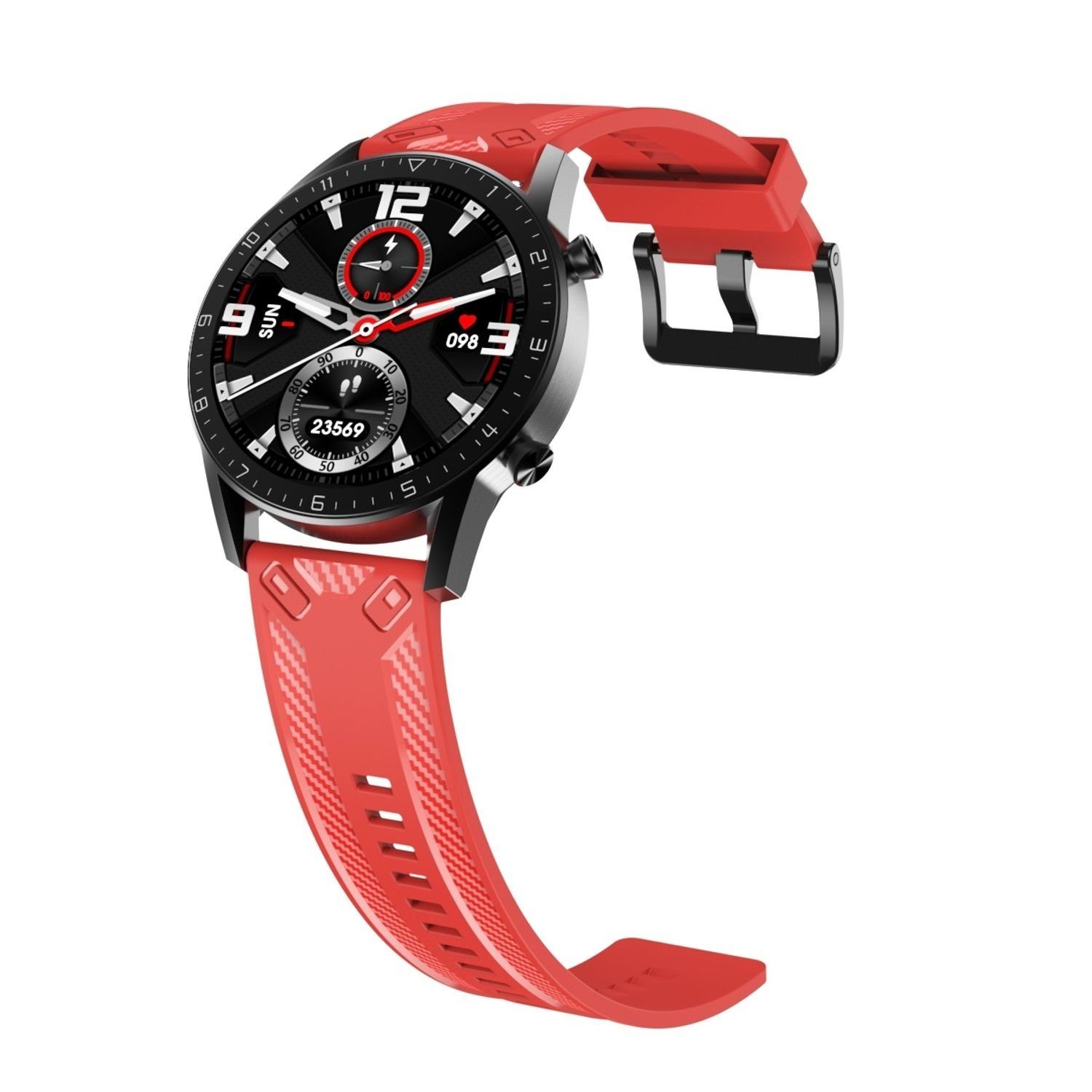 König Design Smartwatch-Armband Huawei Watch GT 2 42mm, Armband für Huawei Watch GT 2 42mm - Uhrenarmband Ersatz Armband Band Loop Rot