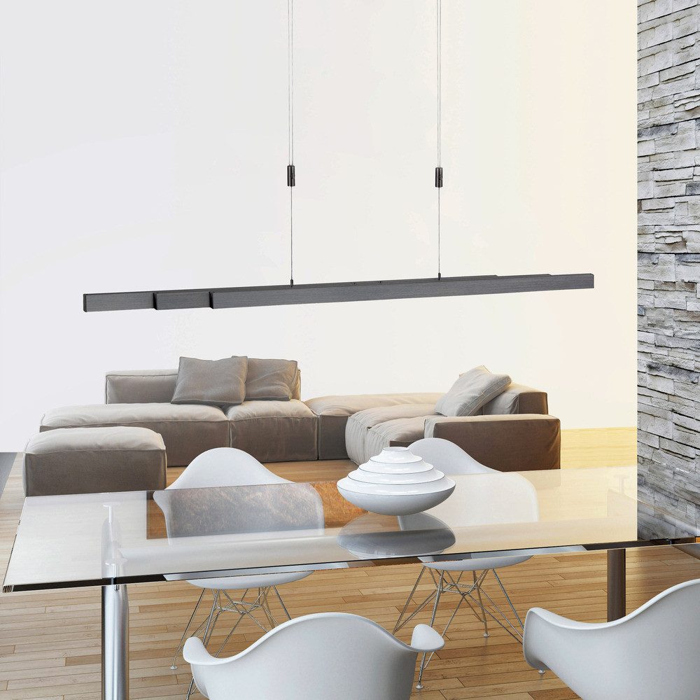 Paul Neuhaus LED Pendelleuchte LED Pendellampe BACALIA, Farbtemperaturregelung (CCT), Dimmbar über Touchdimmer, 3xLED/13Watt, warmweiss-kaltweiß (CCT), ausziehbar höhenverstellbar CCT Touchdimmer