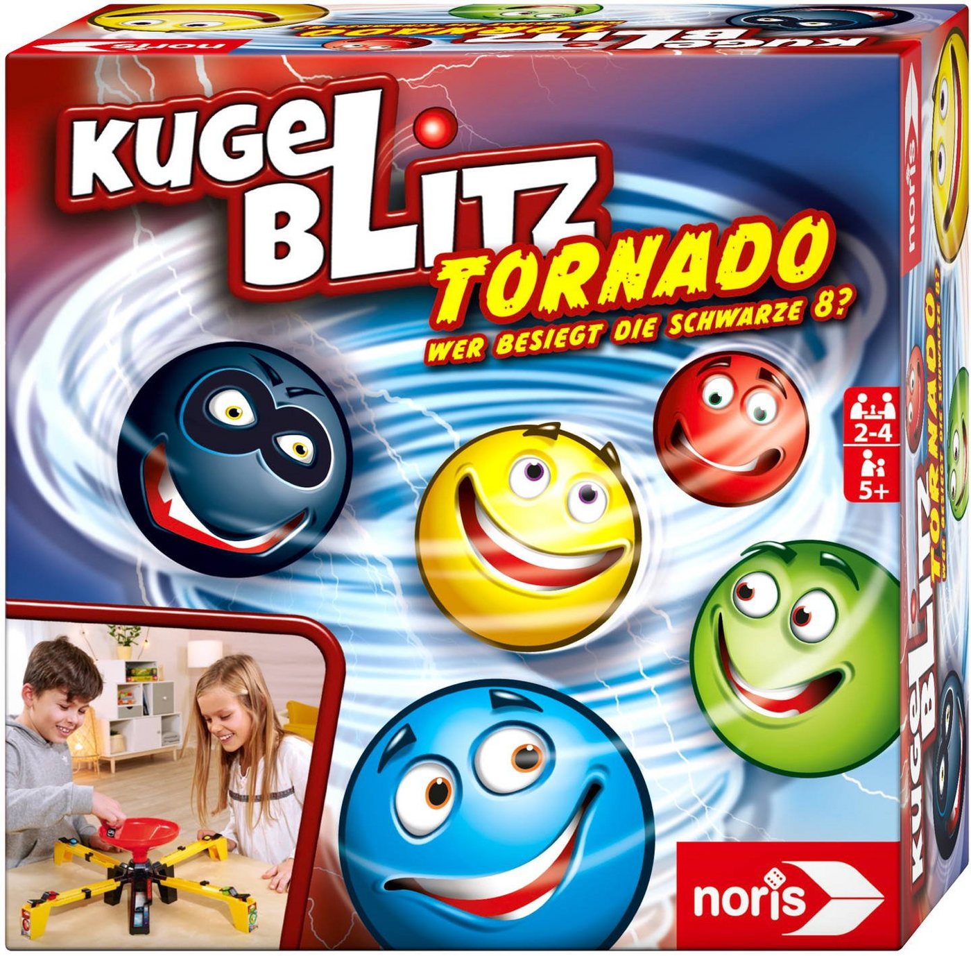 Noris Spiel Kinderspiel Aktionsspiel Kugelblitz Tornado 606064680