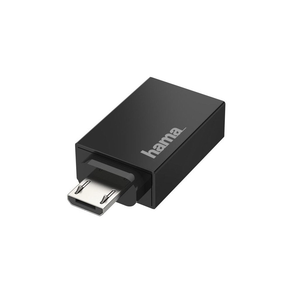 Hama Hama Micro-USB-OTG auf USB-A-Adapter schwarz USB-Adapter USB ...