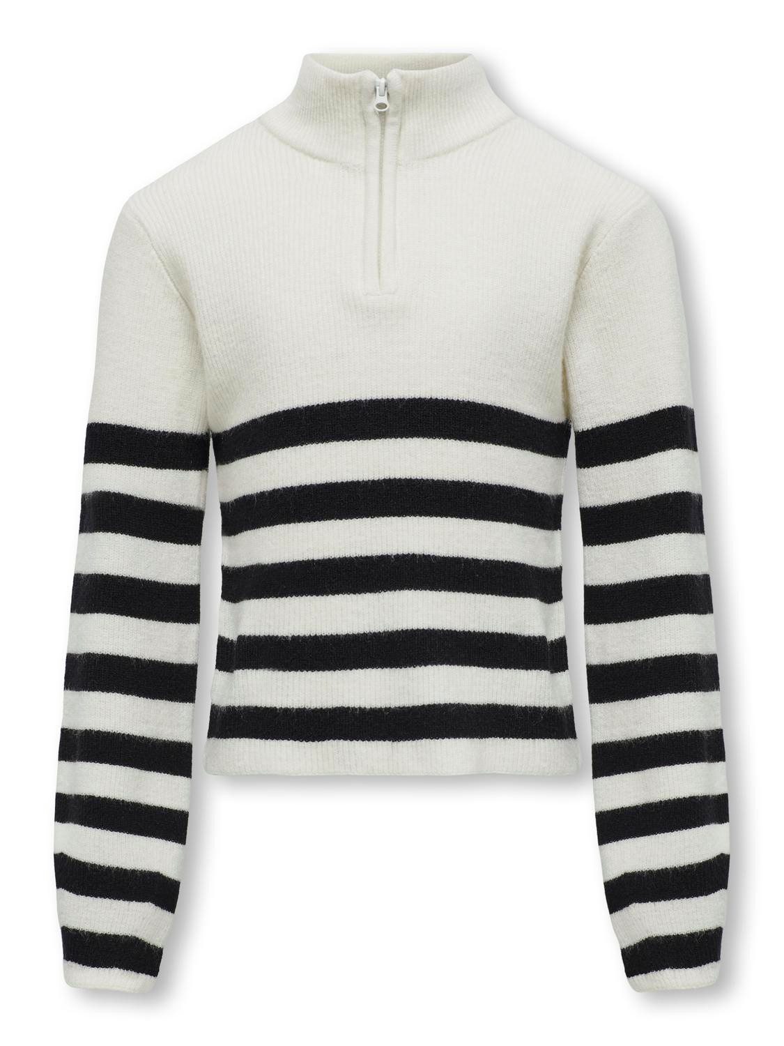 Strickpullover KOGFRANCA HALF ZIP L/S STRIPE KNT