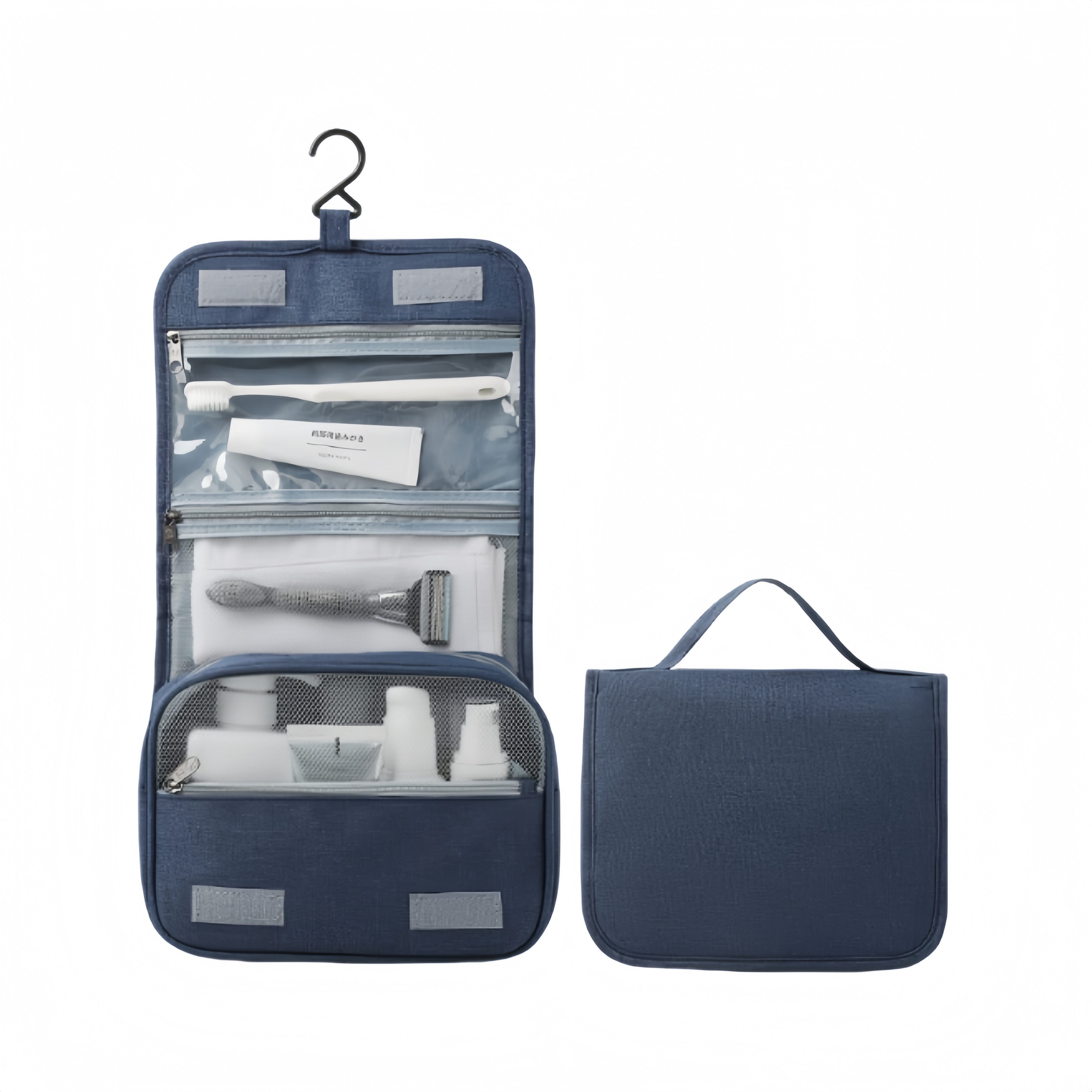FOUORTUNATE-BEE Kulturbeutel Unisex Hänge-Waschtasche für Reisen, wasserdicht, Große Kulturbeutel-Tasche mit Griff und viel Stauraum