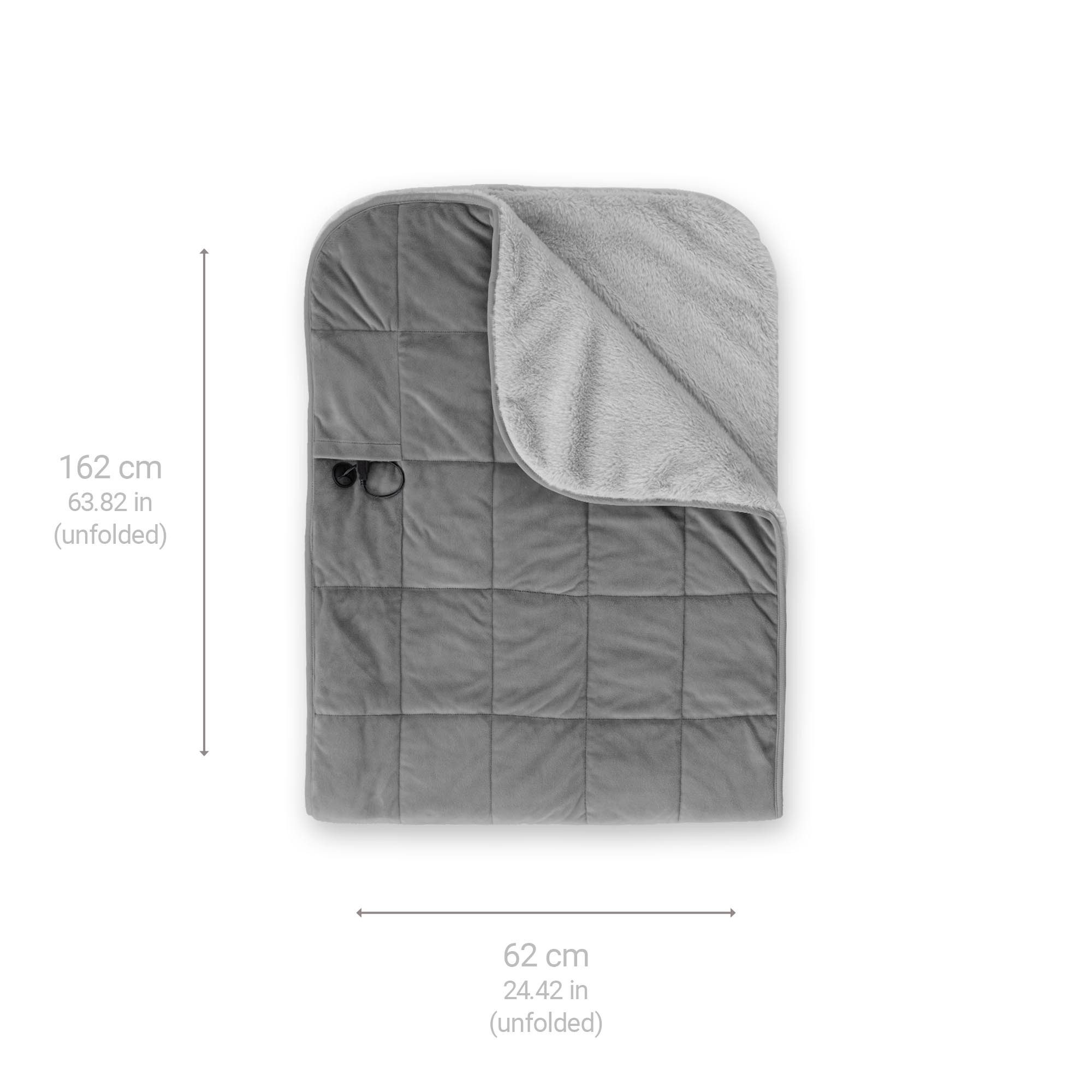 medisana Heizdecke HB 674 3in1 für Unterwegs, Überwurf, Poncho