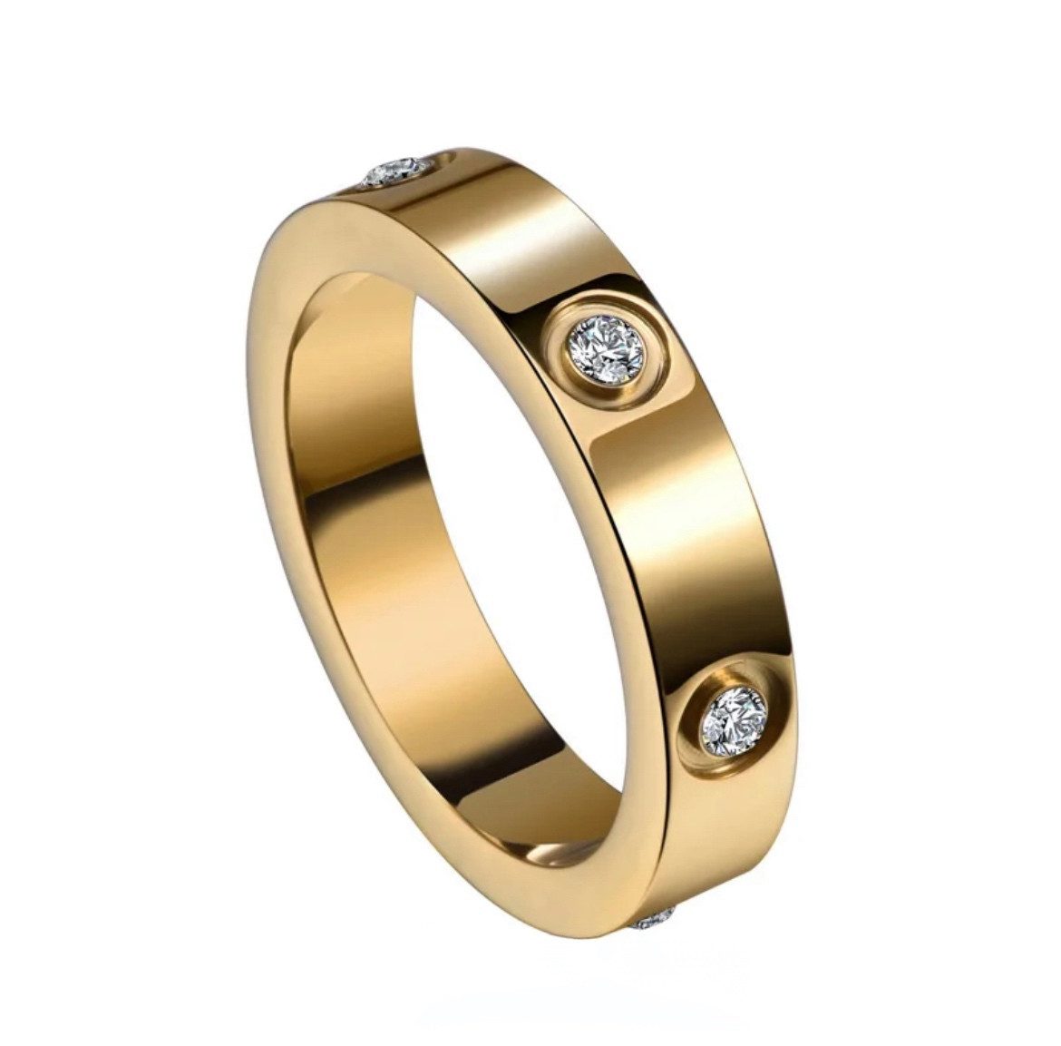ROUGEMONT Fingerring Partner Ring Freundschaftsring Ring Wasserfest Hypoallergen, Hypoallergen