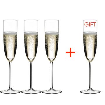 RIEDEL THE WINE GLASS COMPANY Champagnerglas Riedel Sommeliers Champagner pay 3 get 4, Glas