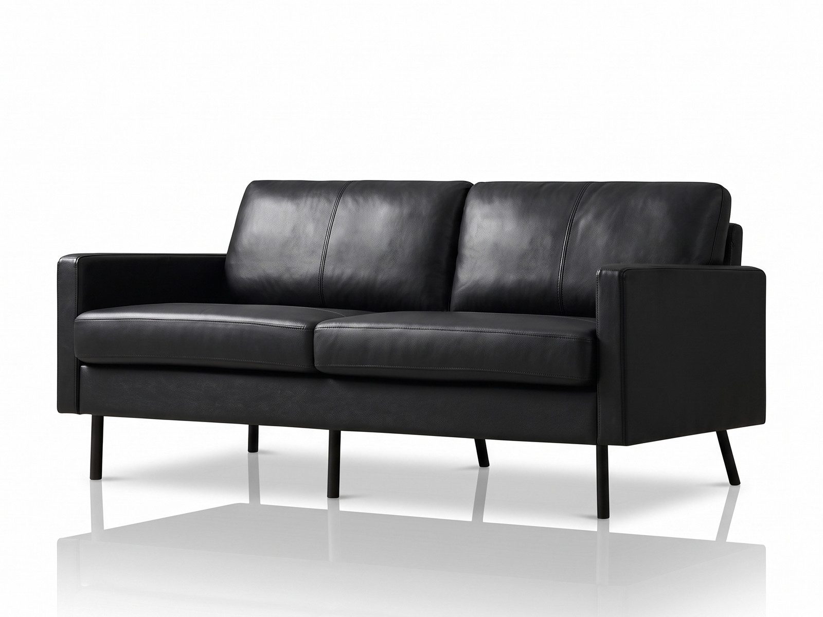 Z-Hom Sofa Z-Hom Leder Sofa Modell 001, 2-Sitzer-/ 3-Sitzer-Sofa, Moderne Couch