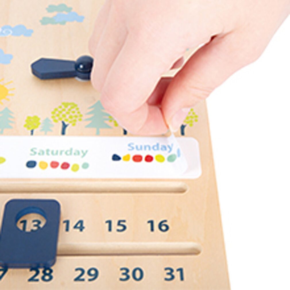 Small Foot Spiel Lernuhr mit Kalender "Educate"