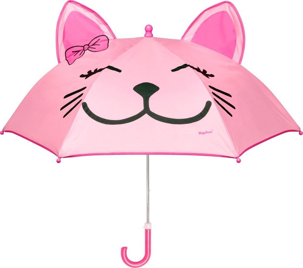 Playshoes Stockregenschirm Regenschirm Katze