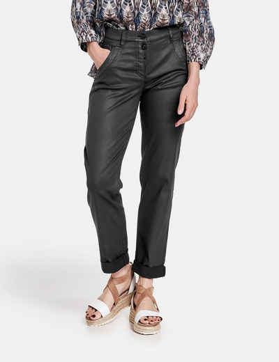 Stretch-Hose »7/8-Hose« aus Baumwoll-Twill mit Zipper-Details OTTO Damen Kleidung Hosen & Jeans Lange Hosen Stretchhosen 