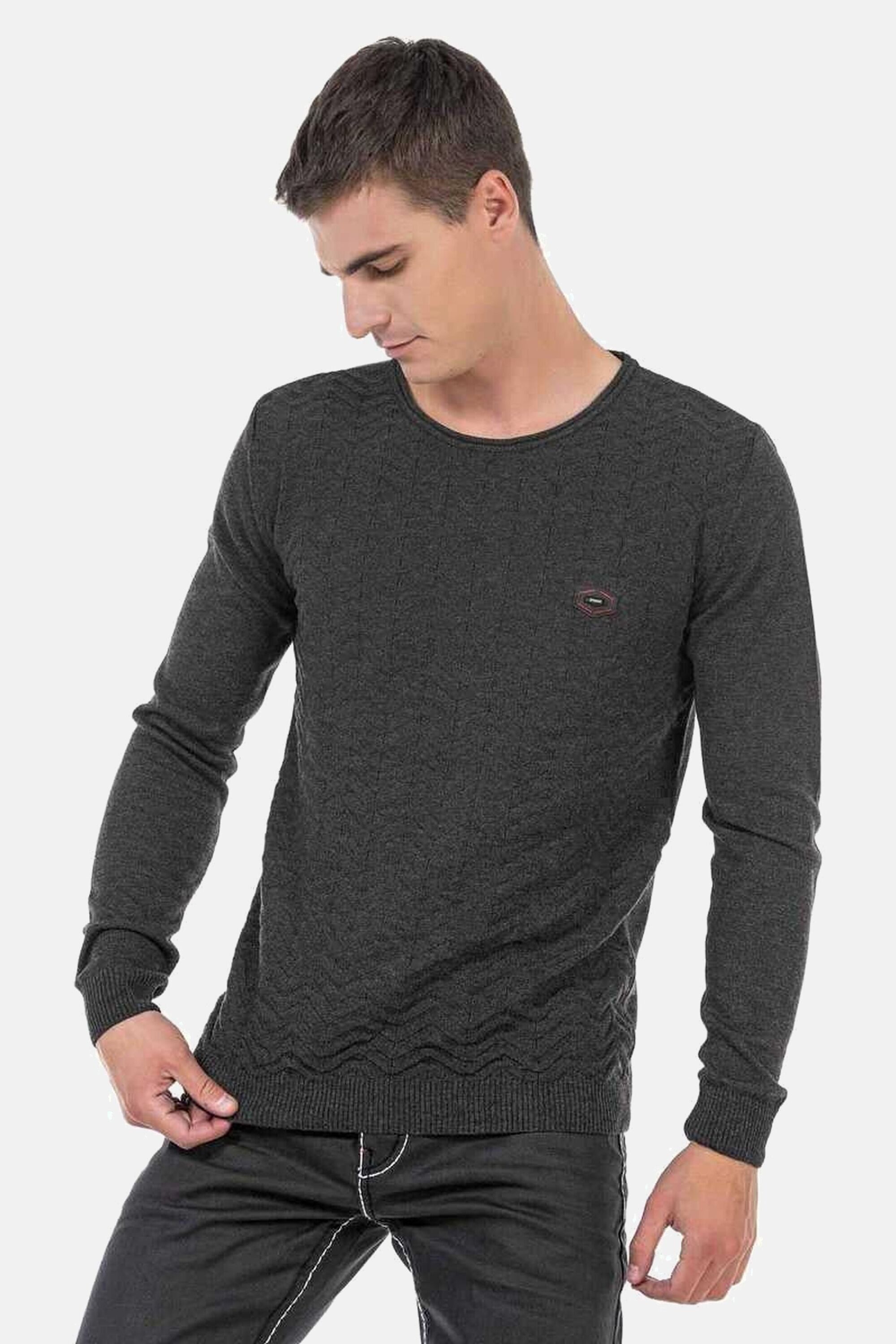 Rundhalspullover Pullover