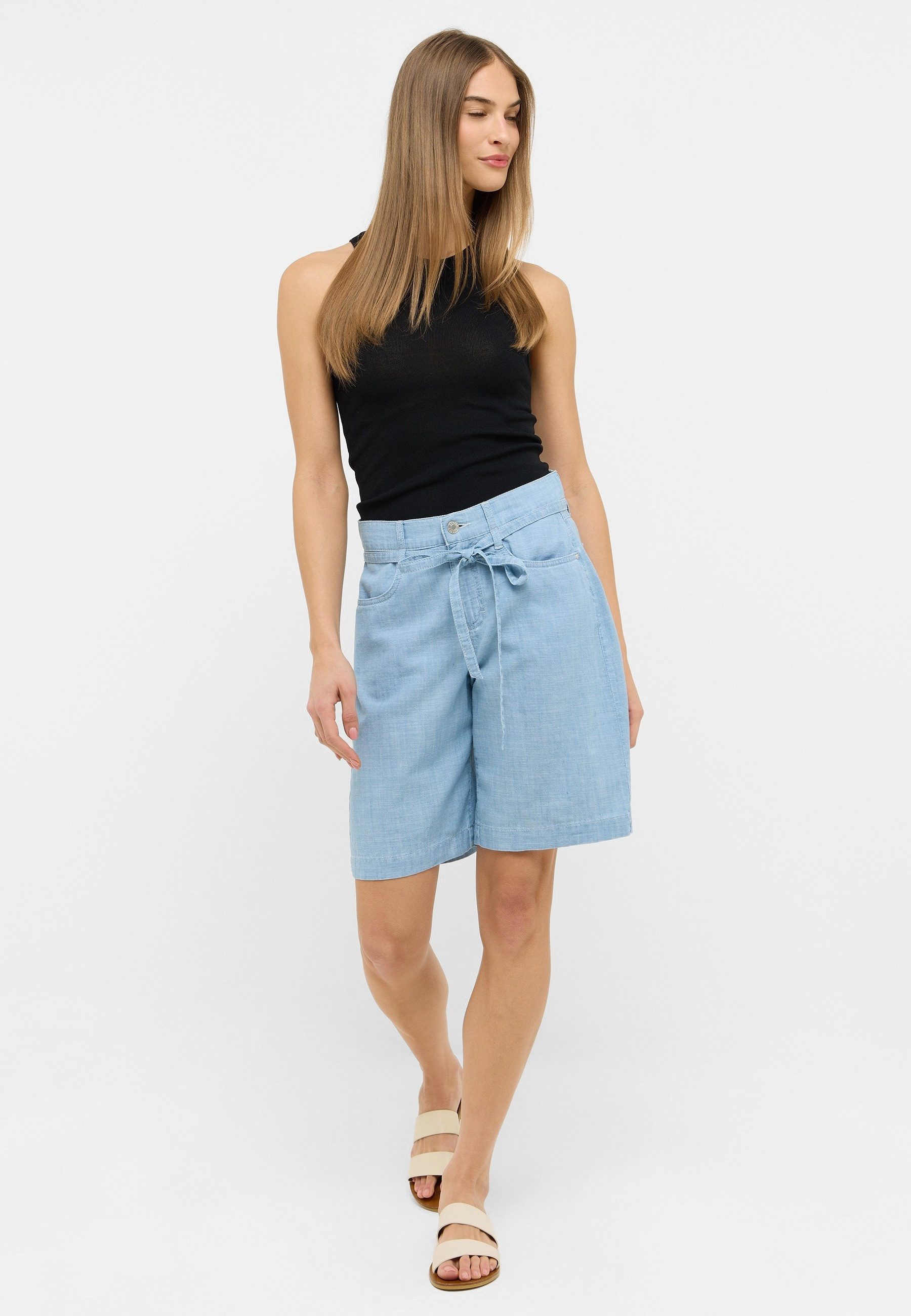 AENGELS Shorts AENGELS Wide Leg Short Belt (1-tlg)