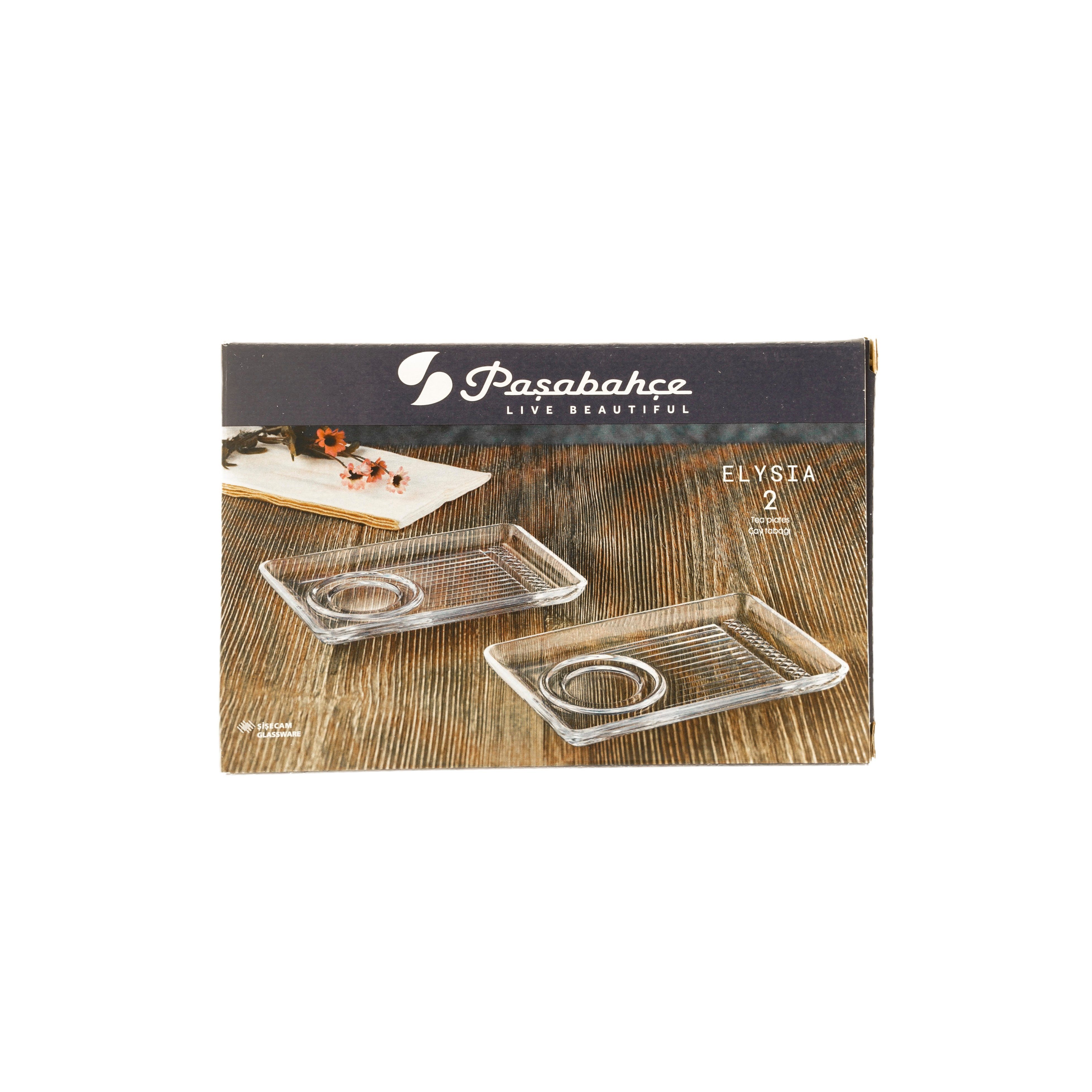 Pasabahce Untertasse 2er Untertassen set Cay Tabagi Unterteller transparent, (2 St) – Bild 5 von 5
